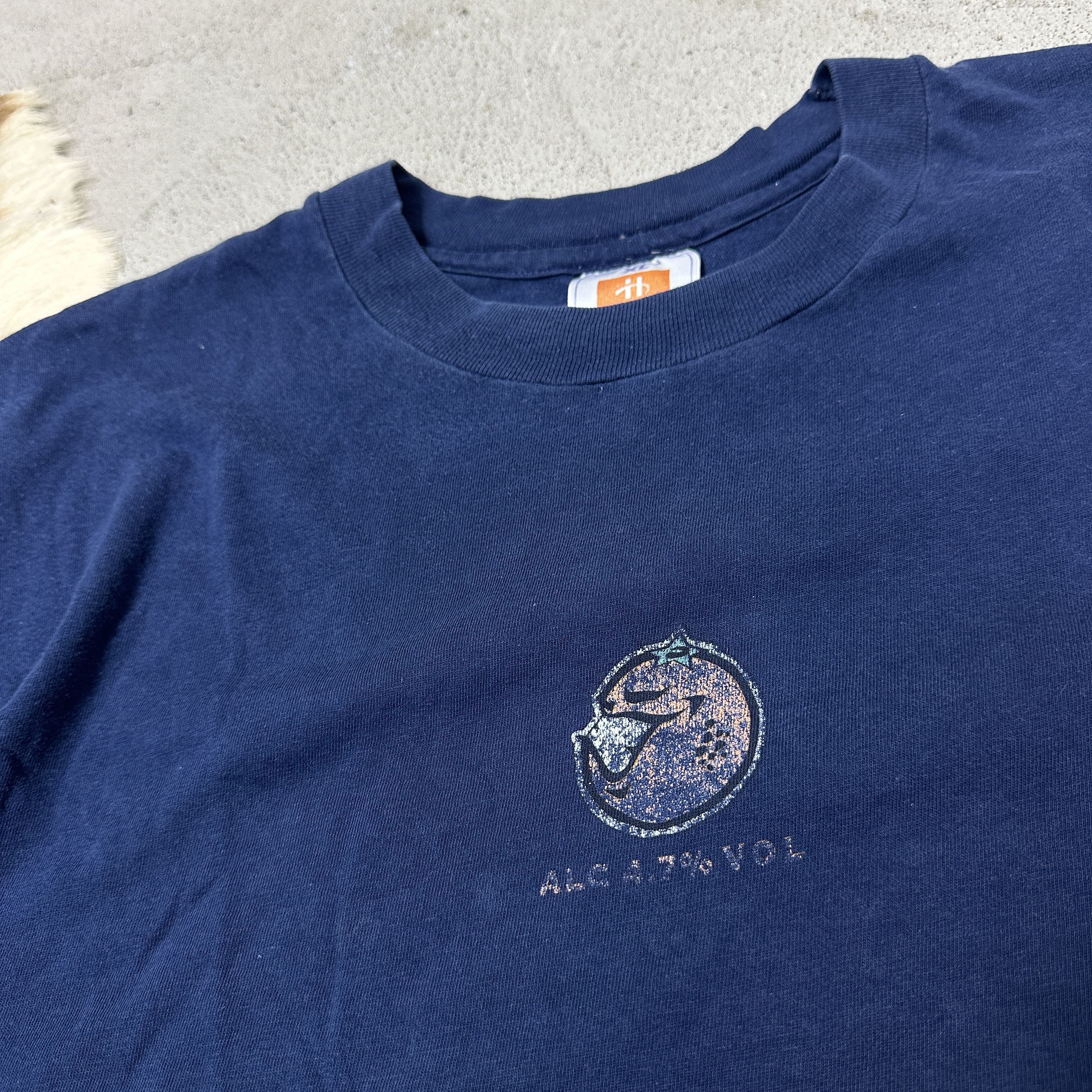 Vintage Vintage Old School Printed Hooch Drink T-shirt 90s Size US XL / EU 56 / 4 - 4 Thumbnail