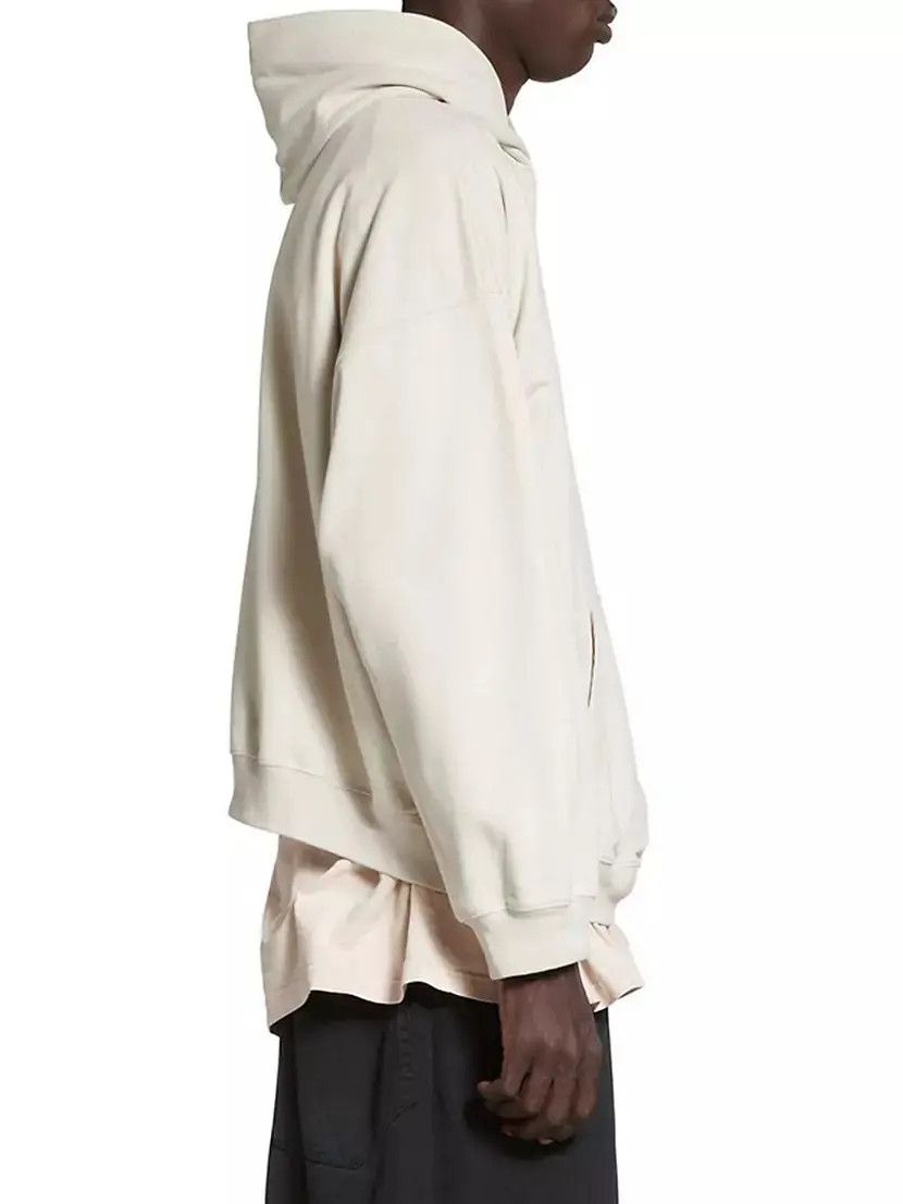 Balenciaga o1mt1gz0924 Cities Paris Hoodie Oversized in Light Beige Size US XL / EU 56 / 4 - 3 Thumbnail
