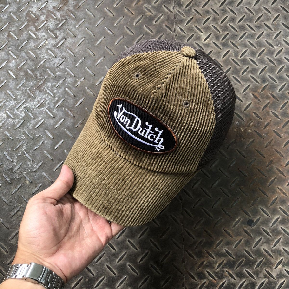 Von Dutch Von Dutch Corduroy Trucker Hat Size ONE SIZE - 3 Thumbnail