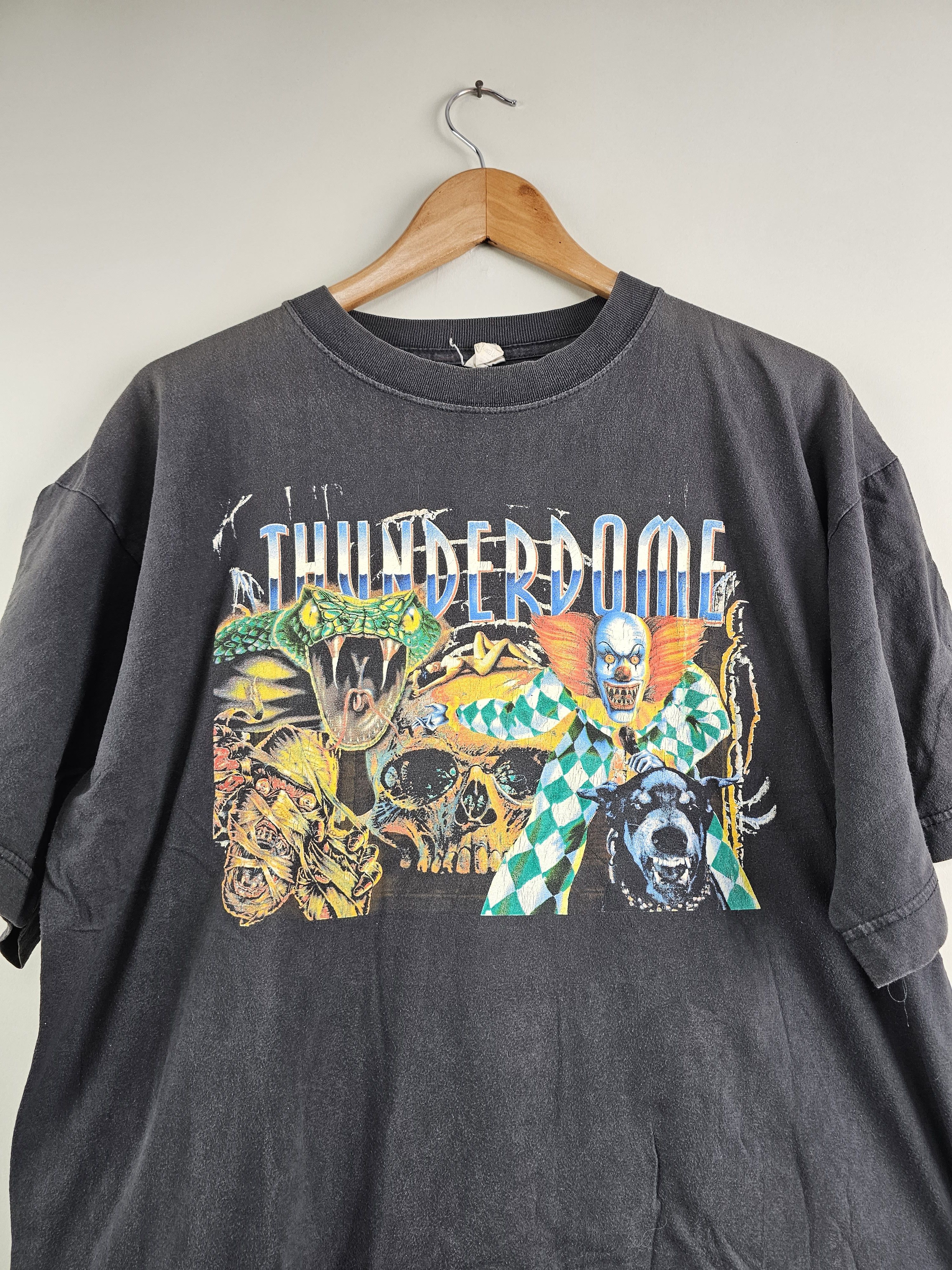 Band Tees × Thunderdome × Vintage 1995 Thunderdome Best Of Hardcore will never die XL 90s Size US XL / EU 56 / 4 - 2 Thumbnail