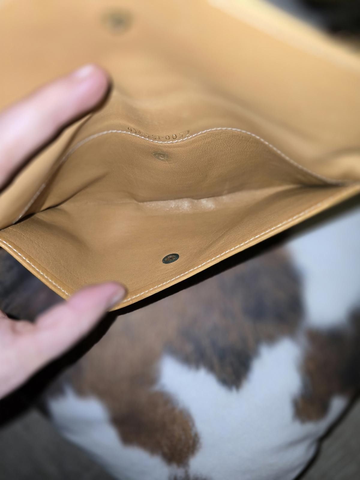 Gucci Rare Vintage Gucci Leather Trifold Wallet Envelope Design Size ONE SIZE - 5 Thumbnail