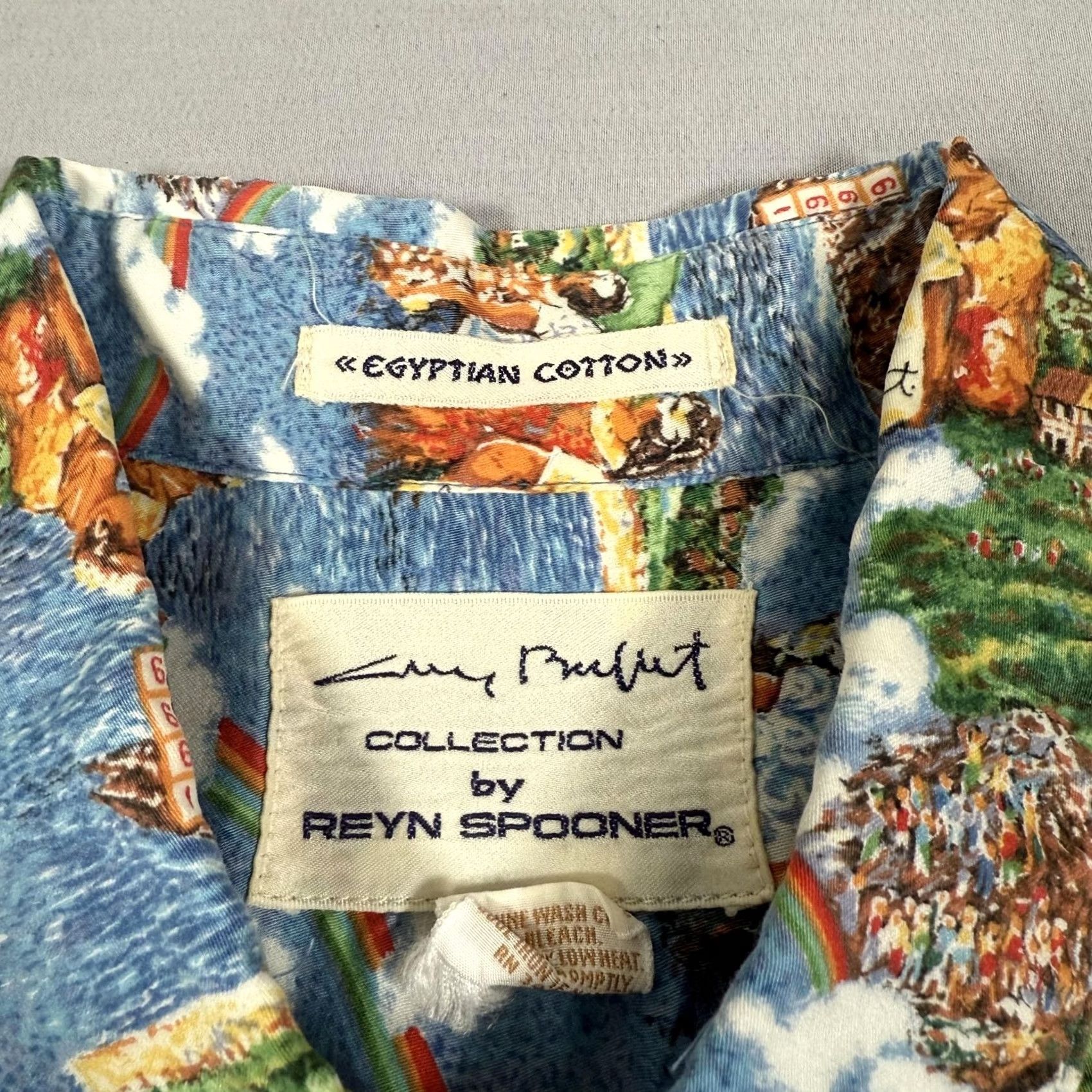 Reyn Spooner Reyn Spooner Shirt Mens M Blue Hawaiian Button-Up Graphic Print Golf Beach Size US M / EU 48-50 / 2 - 7 Thumbnail