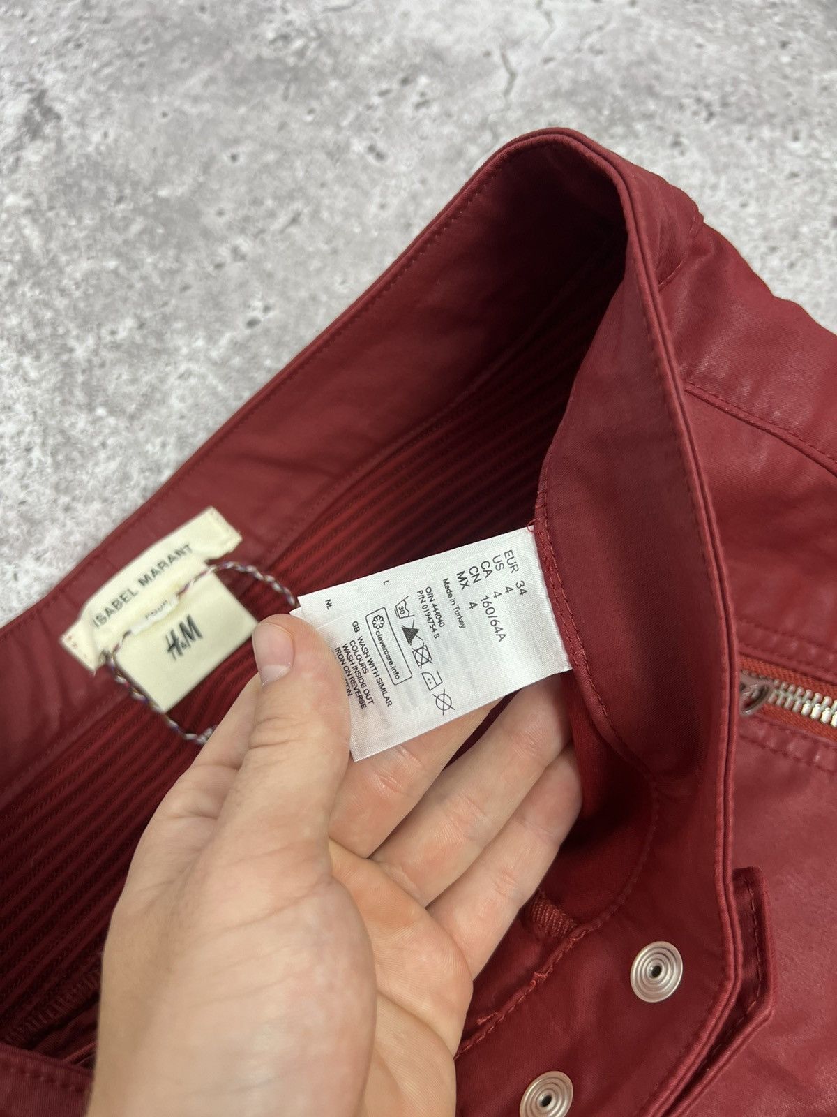 Isabel Marant Isabel Marant x H&M Pants Biker Moto Ankle Faux Leather Size 27" / US 4 / IT 40 - 8 Thumbnail