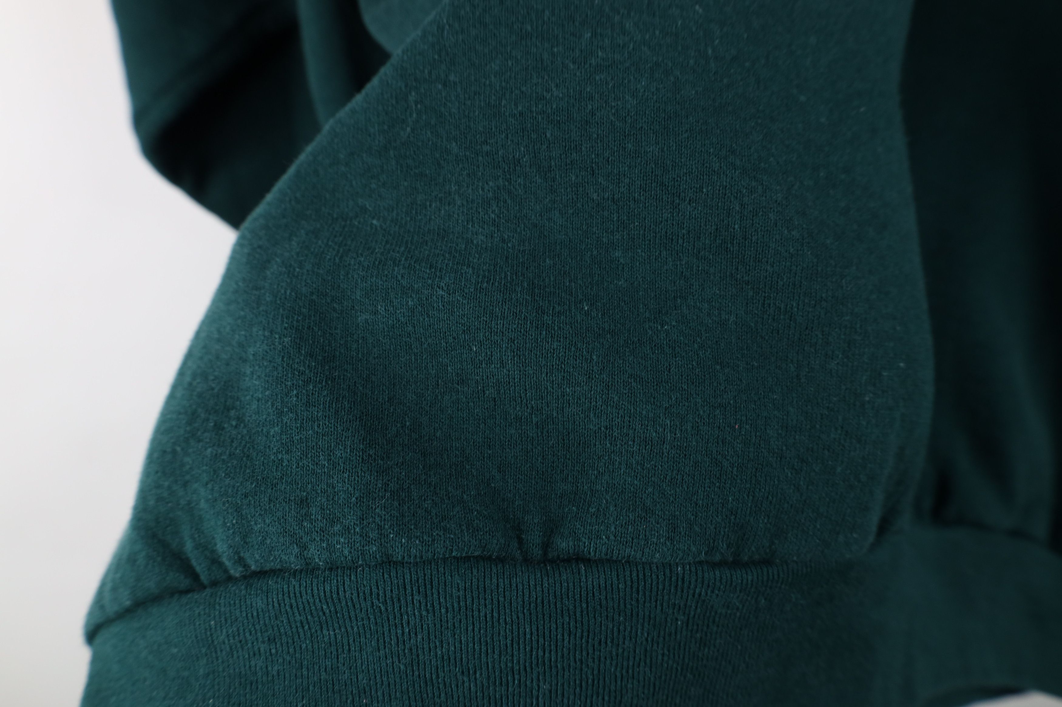Vintage Vintage 90s Streetwear Blank Crewneck Sweatshirt Green USA Size XXL / US 16-18 / IT 52-54 - 7 Thumbnail