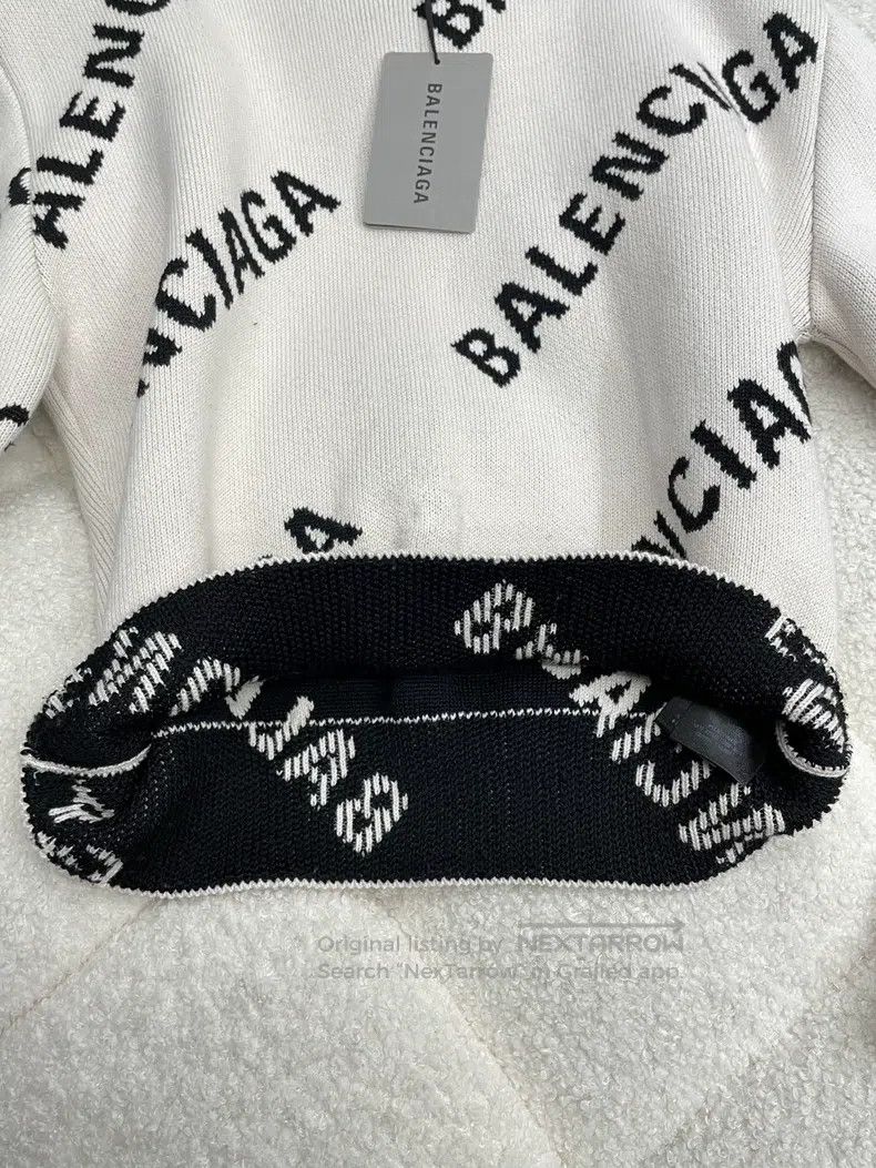 Balenciaga Balenciaga White danmu sweater size s Size US S / EU 44-46 / 1 - 6 Thumbnail