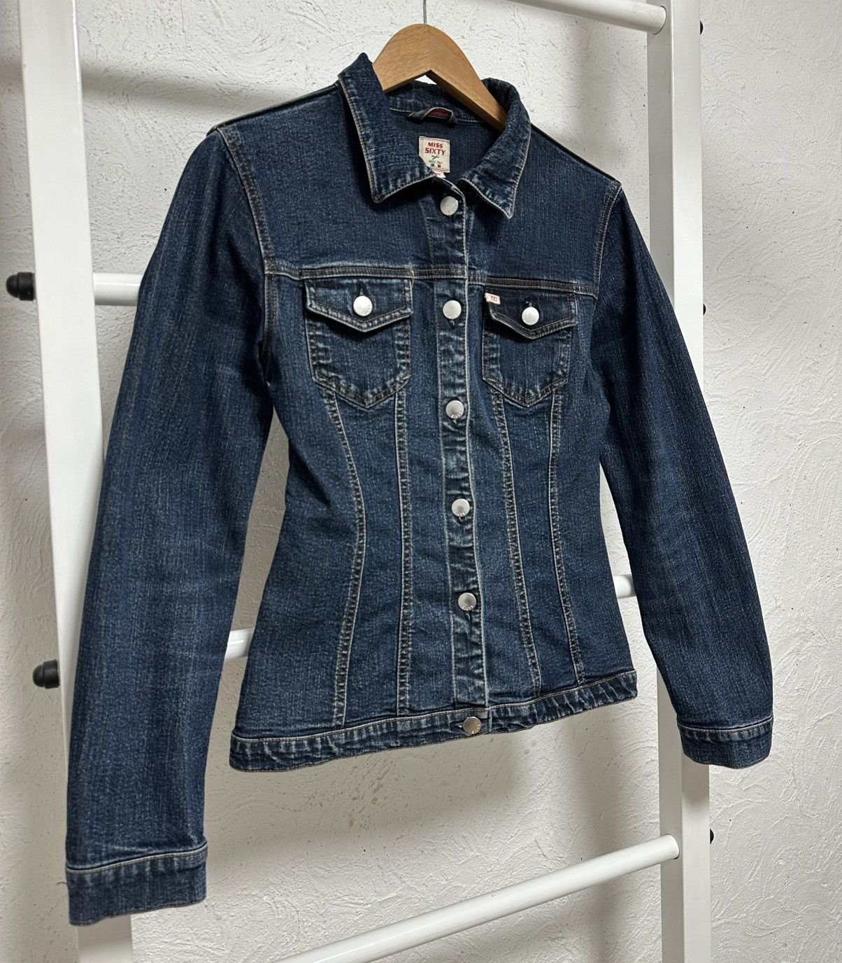 Miss Sixty Miss Sixty Women’s Denim Jacket Blue Size S Made in Italy Size S / US 4 / IT 40 - 3 Thumbnail
