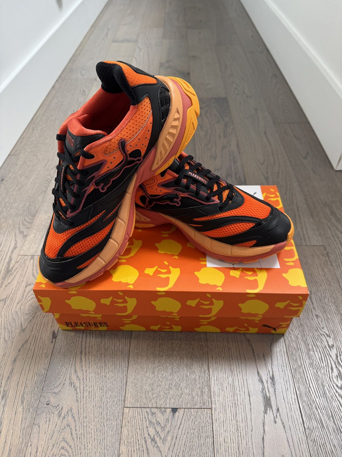 Pleasures × Puma Puma x Pleasures sneaker Size US 9.5 / EU 42-43 - 1 Thumbnail