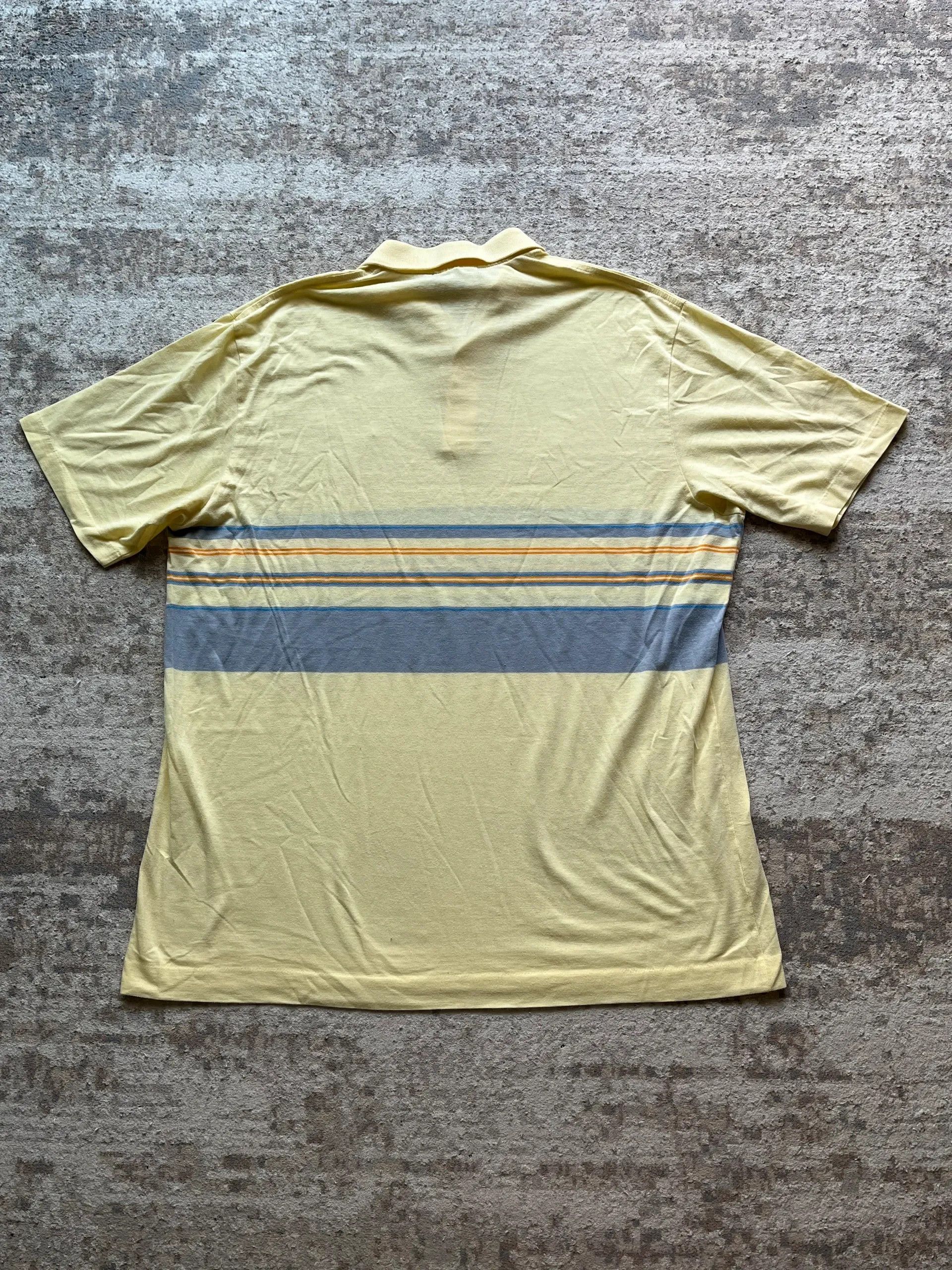 Lacoste Lacoste Polo Shirts Vintage 90's Sz 7 / XL Yellow Size US XL / EU 56 / 4 - 9 Thumbnail