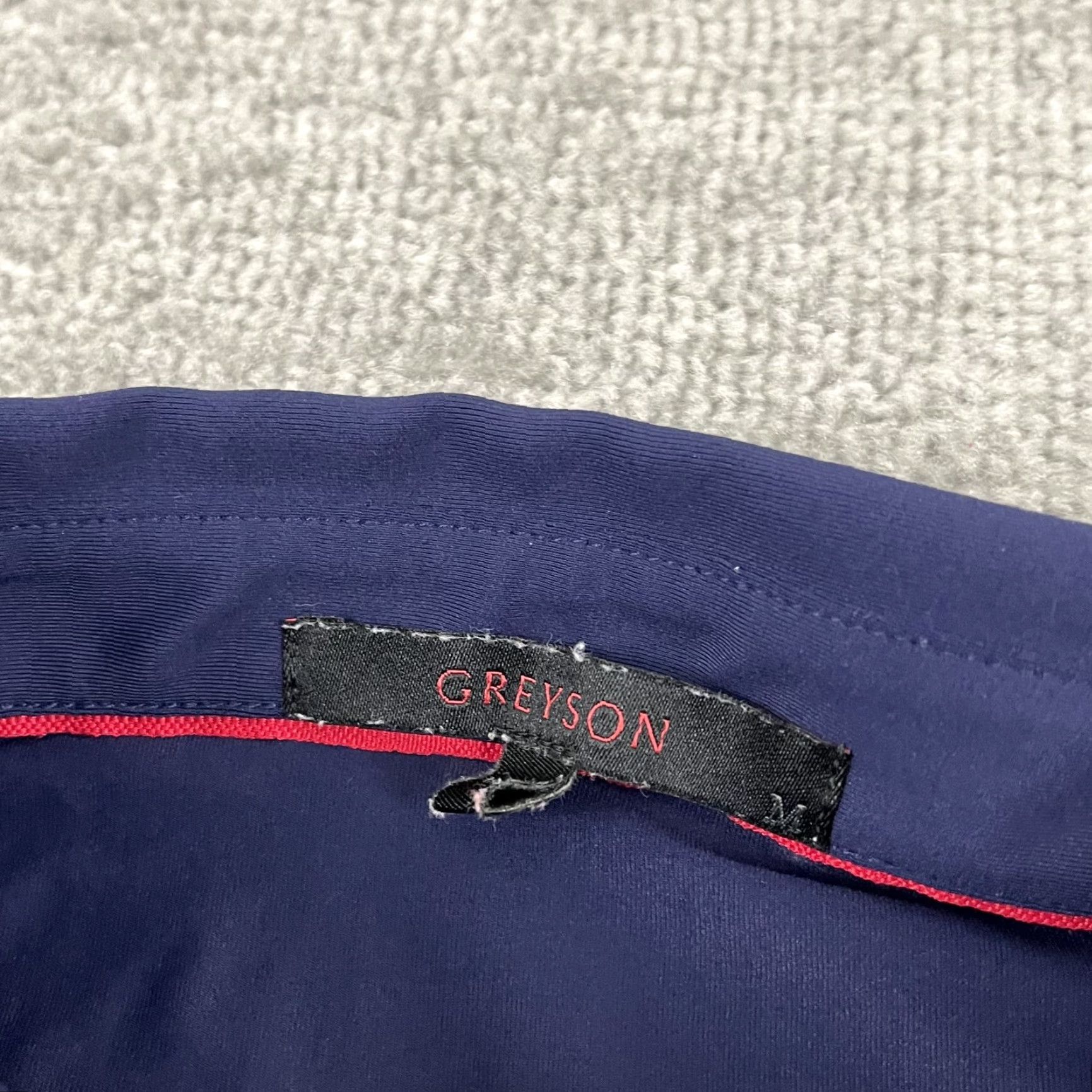 Vintage VINTAGE Greyson Polo Shirt Women Medium Blue Performance Golf Casual Breathable 1991 Logo Mens Size M / US 6-8 / IT 42-44 - 4 Thumbnail