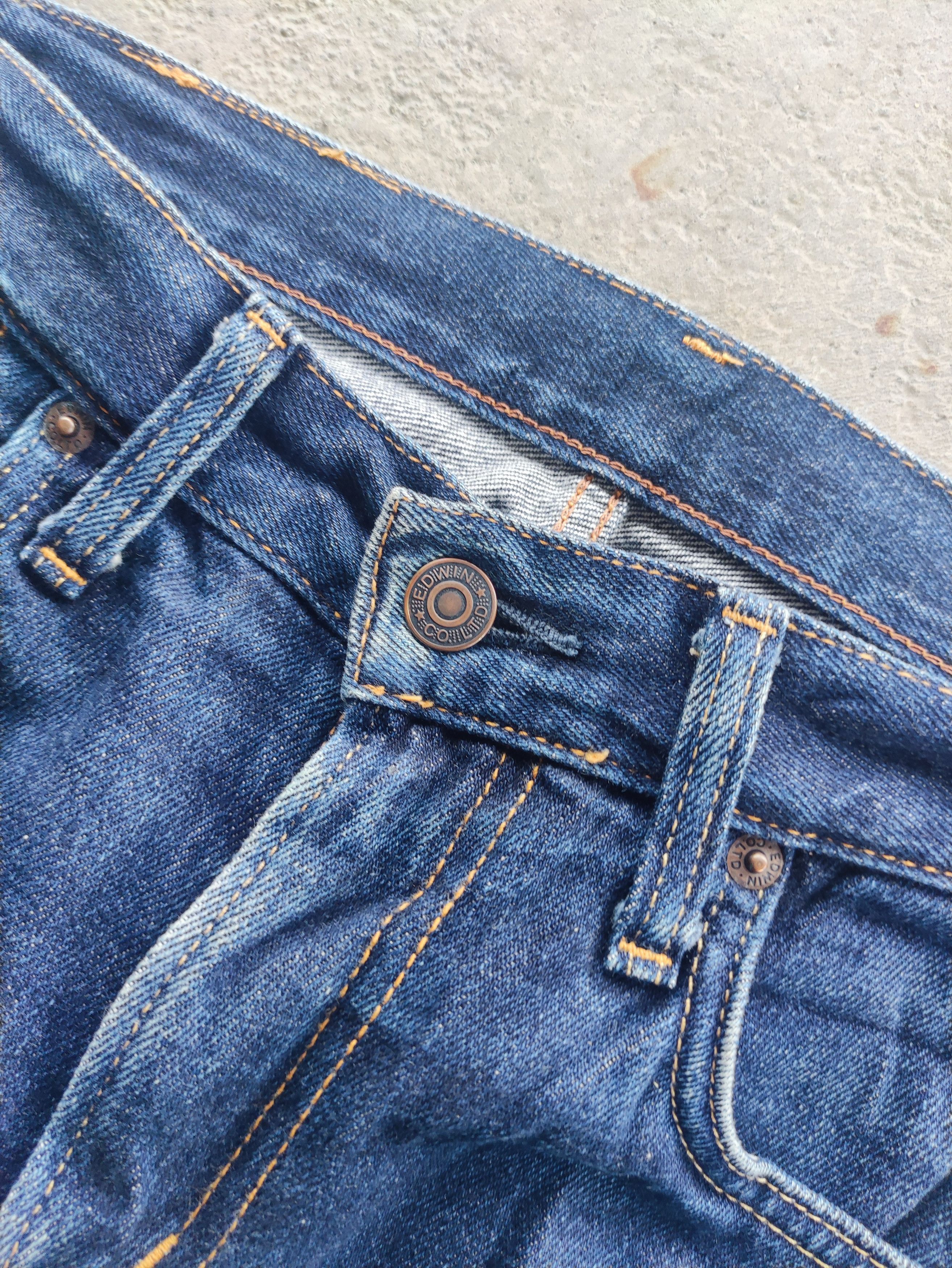 Edwin Vintage Edwin Japan Distress Faded Denim W30 Size US 30 / EU 46 - 5 Thumbnail