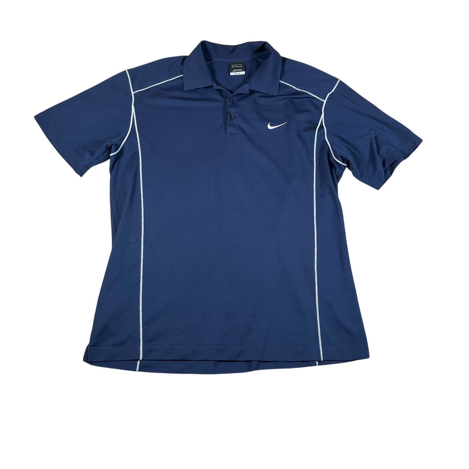 Nike Vintage Y2K Nike Golf Polo Navy Blue Mens XL Size US XL / EU 56 / 4 - 1 Thumbnail