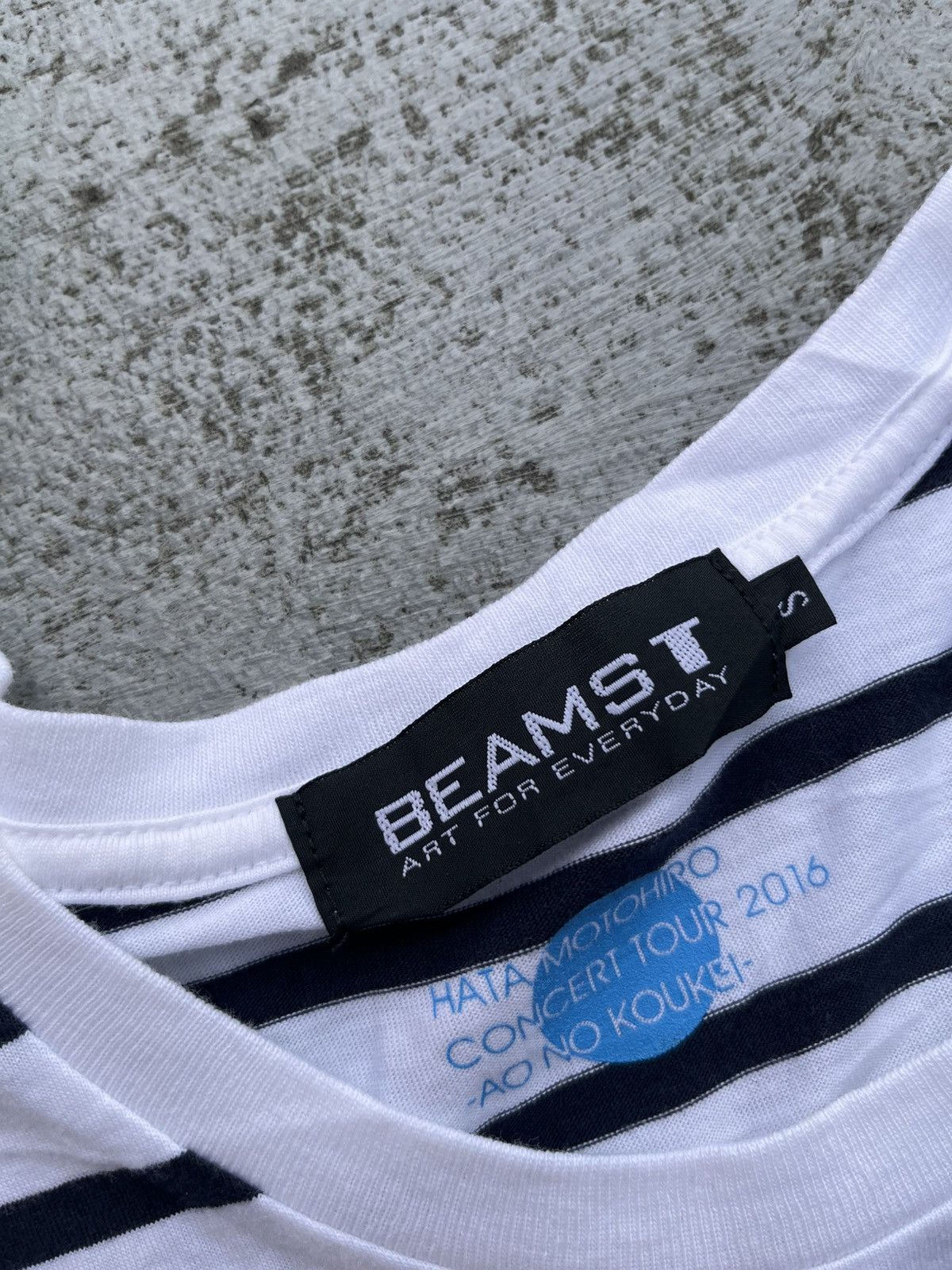 Beams Plus × Japanese Brand BEAMS HATA MOTOHIRO STRIPE TEE Size US S / EU 44-46 / 1 - 6 Thumbnail