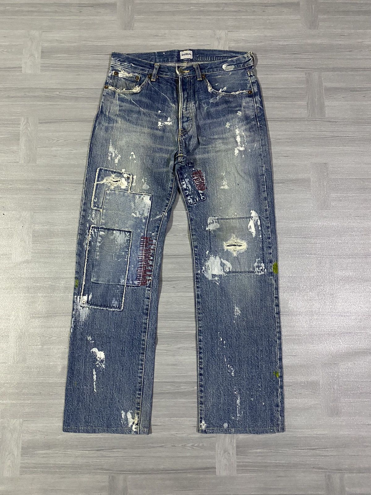 Japanese Brand Designer Eternal Japan Distresed Denim Size US 30 / EU 46 - 1 Thumbnail