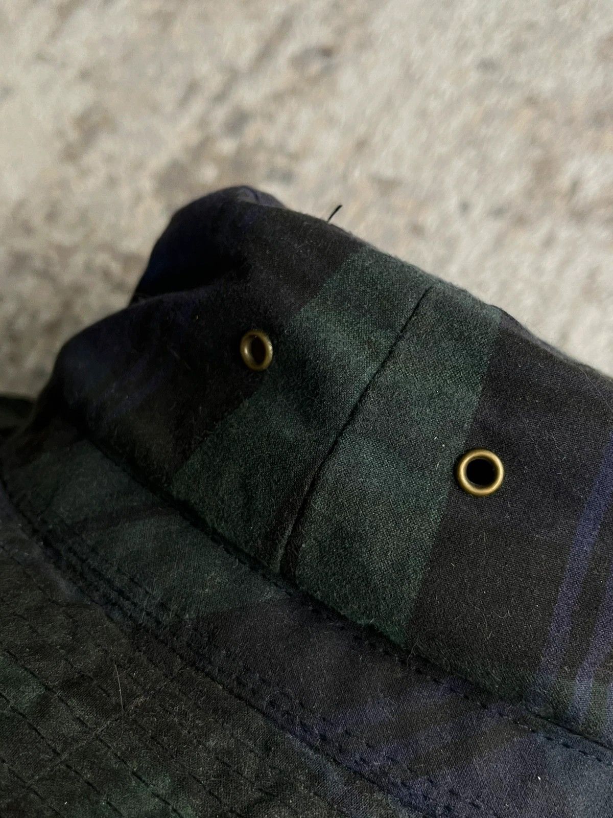 Polo Ralph Lauren Polo Ralph Lauren Green Plaid Bucket Hat Cap 90s Sz L Size 30 - 8 Thumbnail