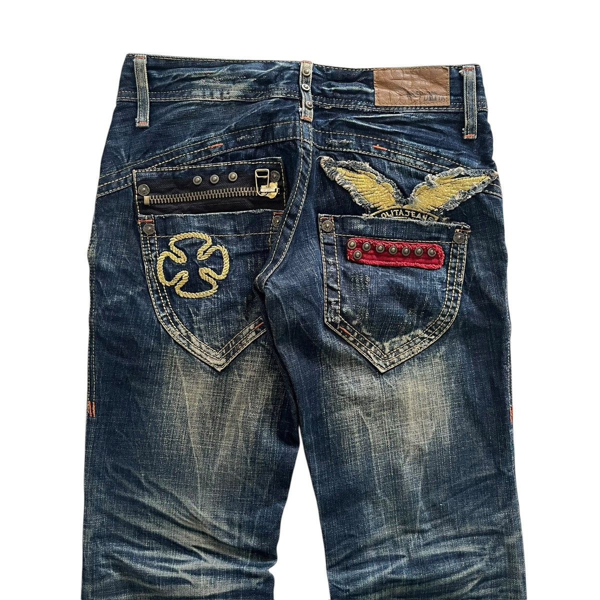Hysteric Glamour 📢SENDOFFER📢2000s Lolita Flared Jeans Size US 29 - 4 Thumbnail