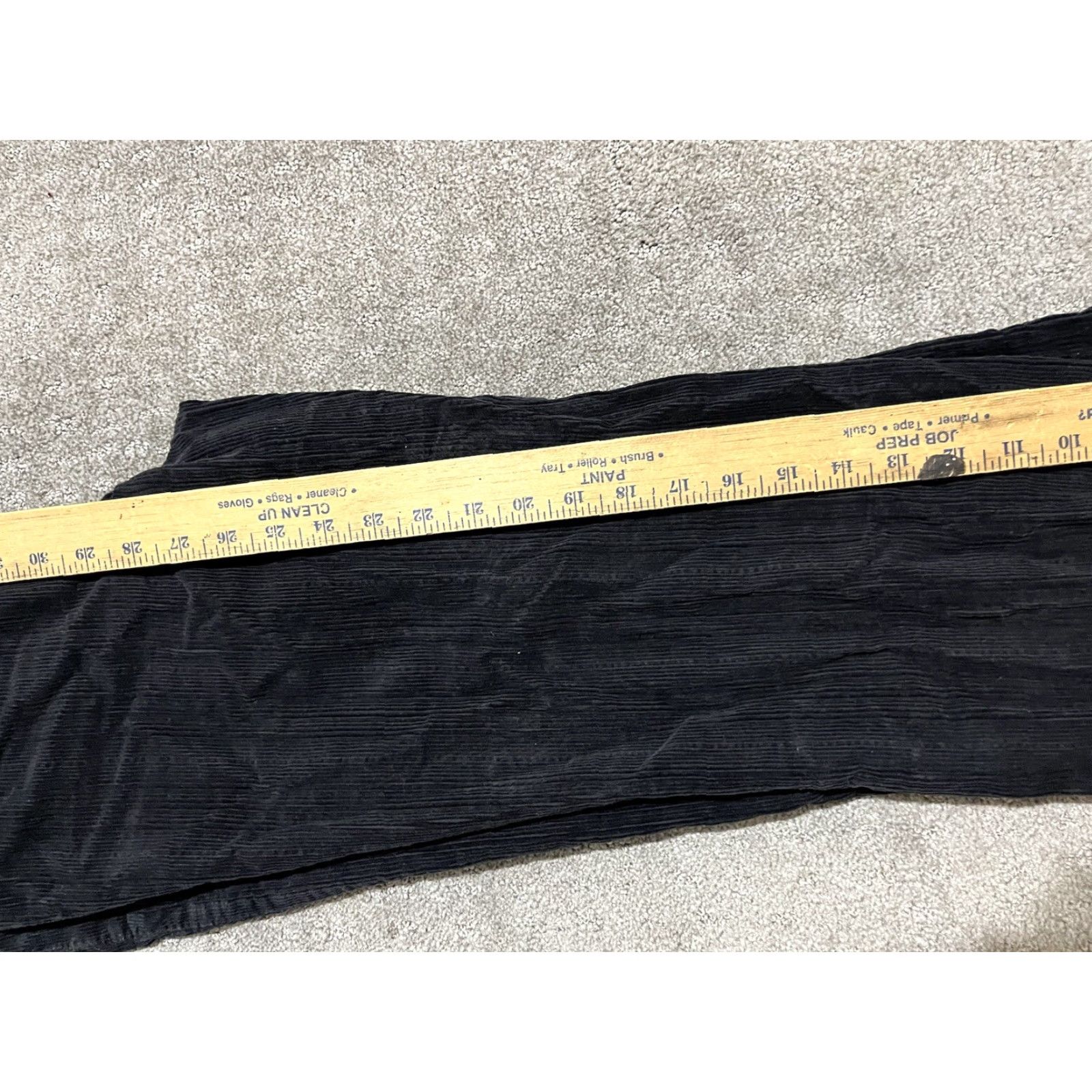 H&M H&M Women's Corduroy Pants - Straight Leg, High Waist, Black, Size 4 Size 27" / US 4 / IT 40 - 6 Thumbnail