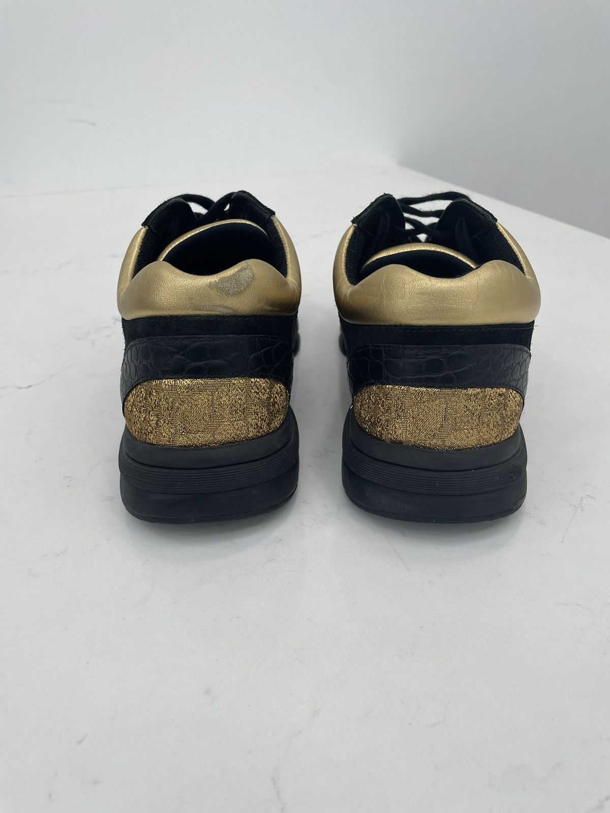 Chanel Chanel CC Runners Black&Gold Size US 10 / EU 43 - 4 Thumbnail