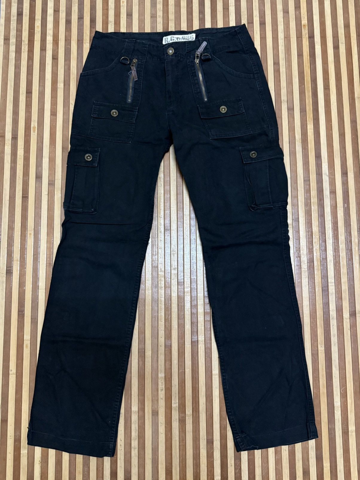 Japanese Brand Real Crush Cargo Pants / Multipocket / Streetwear / W Size US 32 / EU 48 - 2 Thumbnail