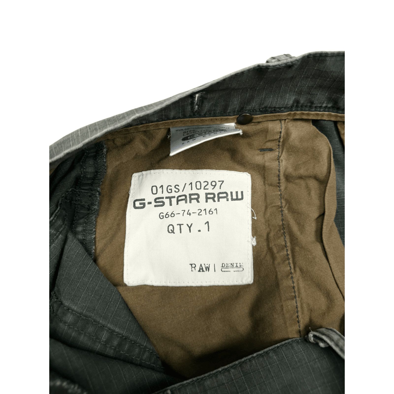 G-Star × Japanese Brand 💎 32/32 G-star RAW 3D Cargo Loose Pants Jeans Utility Y2K Size US 32 / EU 48 - 21 Thumbnail