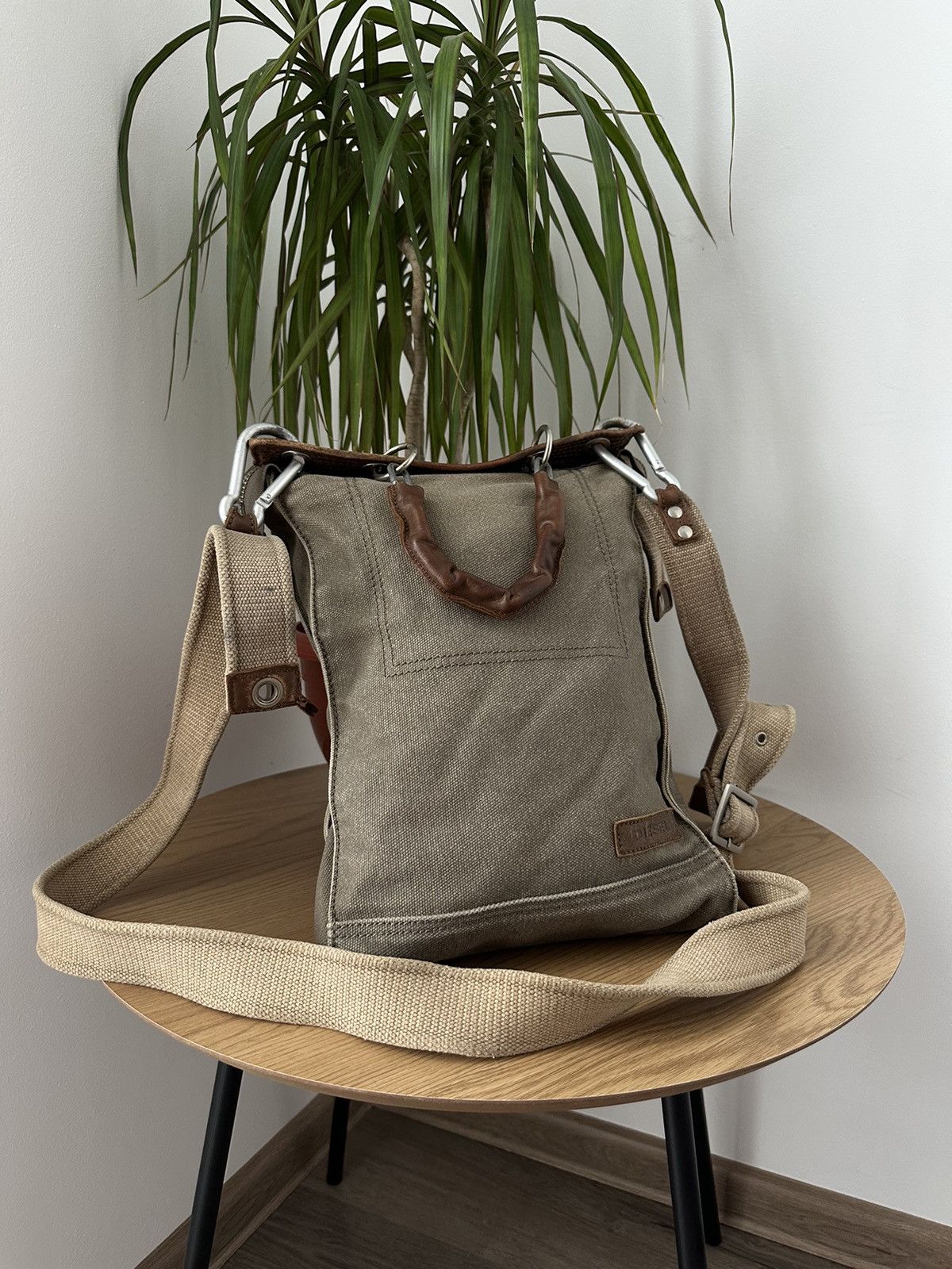 Diesel Vintage Diesel Avant-Garde Beige Tactical Shoulders Bag Size ONE SIZE - 5 Thumbnail