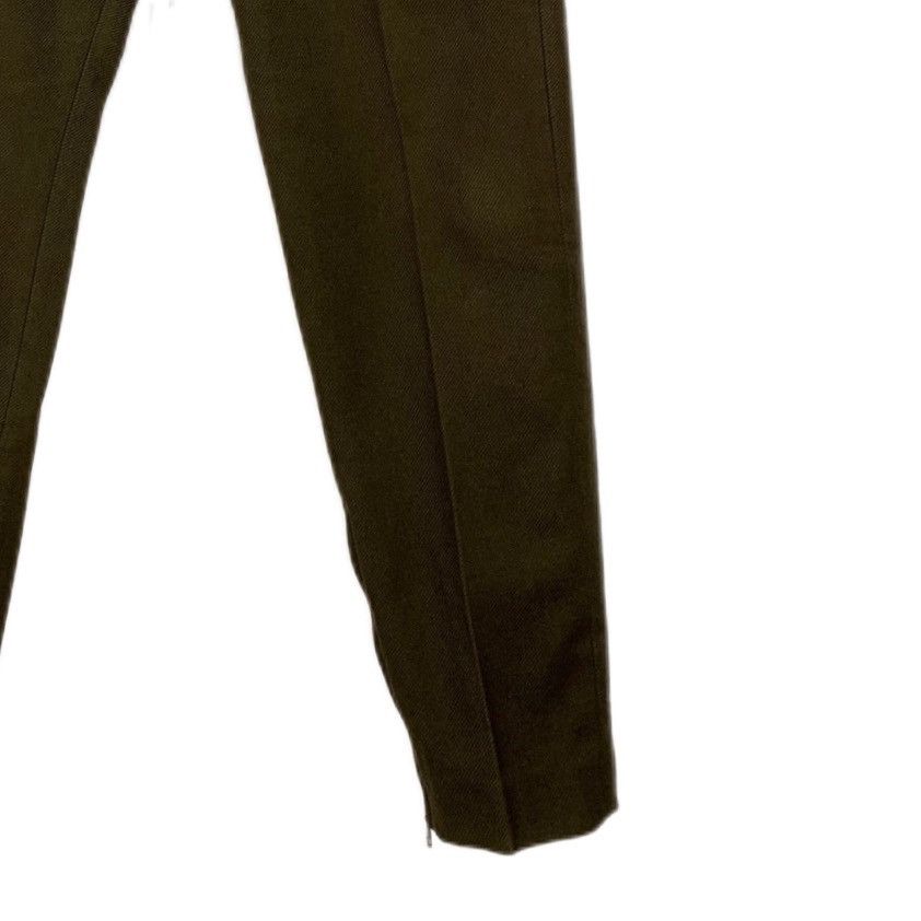 Dsquared2 Dsquared2 Green Wool Blend Casual Pants K26WX Size 28" / US 6 / IT 42 - 3 Thumbnail