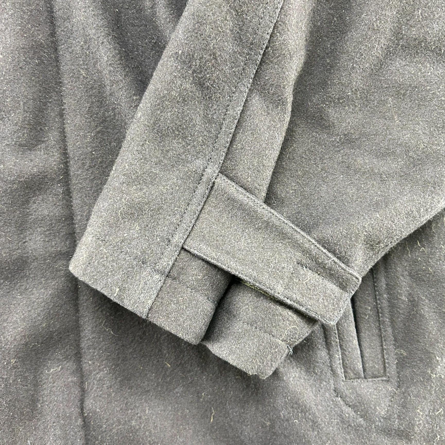 Calvin Klein VINTAGE Calvin Klein Coat Mens XL Blue Navy Wool Full Zip Lined Overcoat 90s Size US XL / EU 56 / 4 - 6 Thumbnail