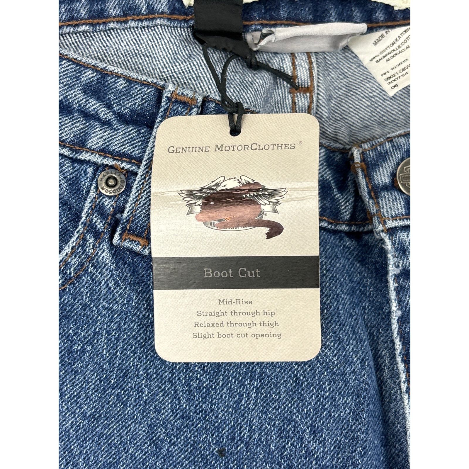 Harley Davidson Harley Davidson womens 6 Straight leg jeans cotton new Size 28" / US 6 / IT 42 - 5 Thumbnail
