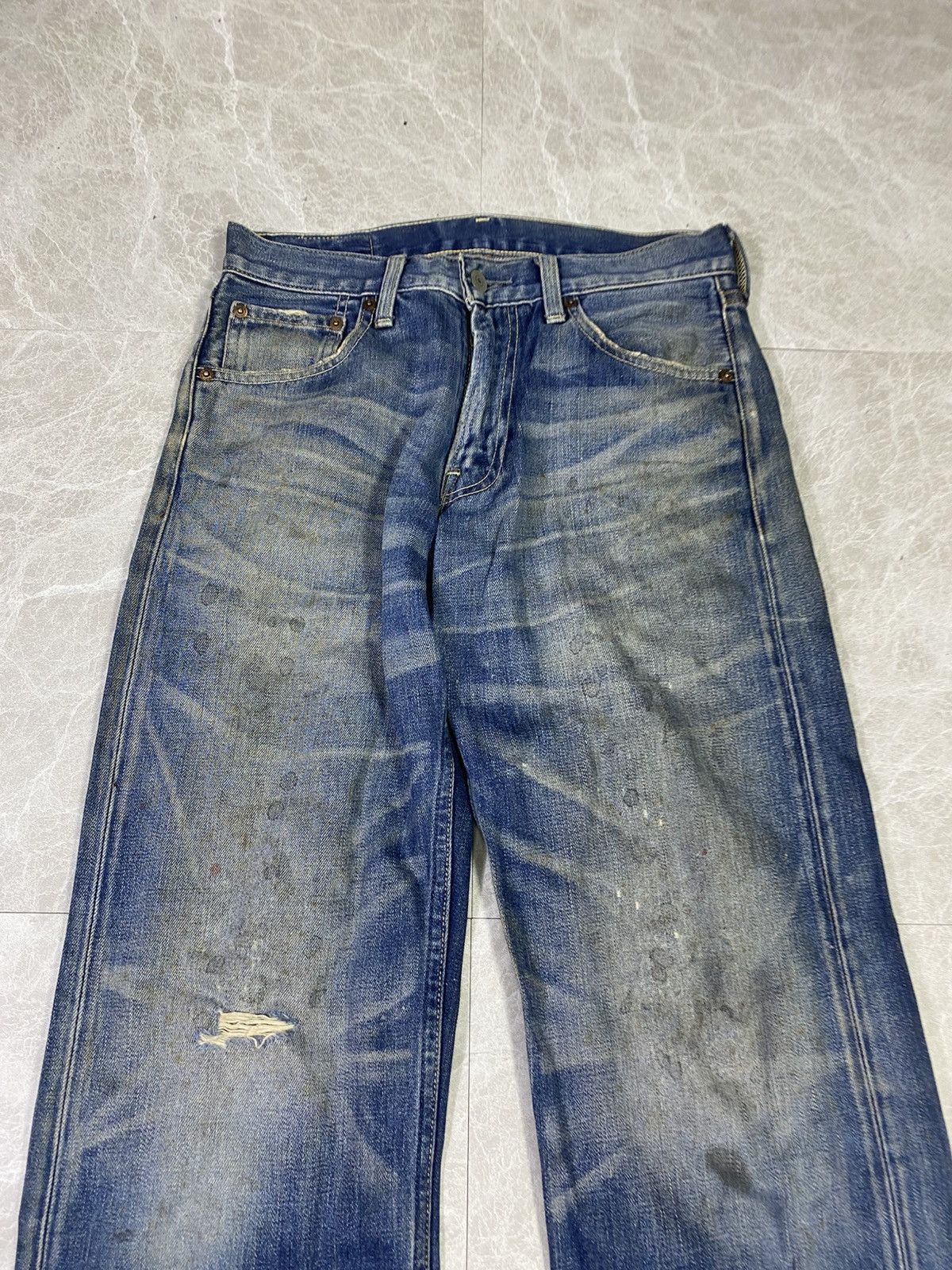 Levi's Vintage Clothing Vintage Levis 503 SelvAge jeans button v23 3381 Size US 29 - 2 Thumbnail