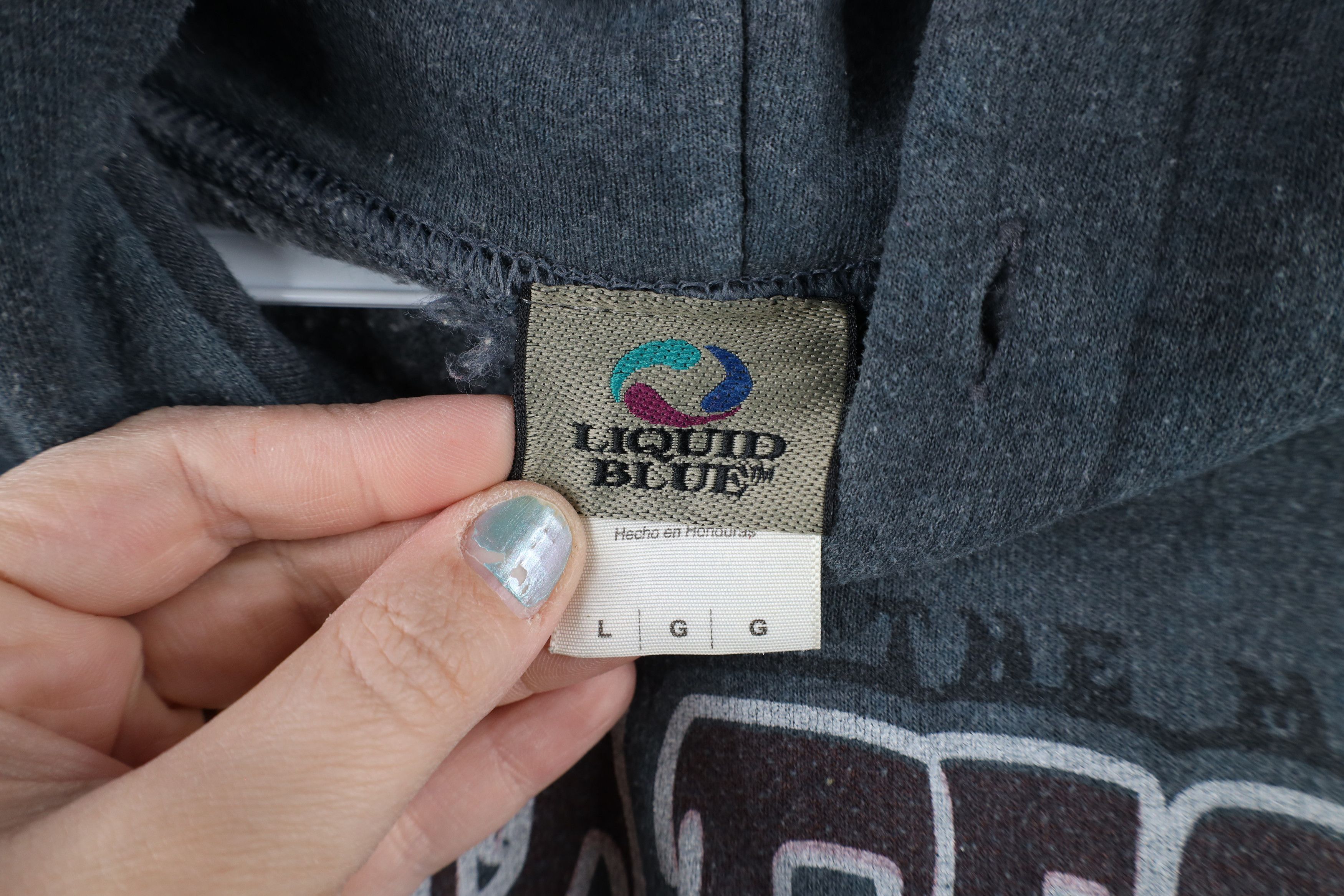 Liquid Blue × Vintage Retro Liquid Blue Out Pink Floyd Band Hoodie Sweatshirt Size ONE SIZE - 12 Thumbnail