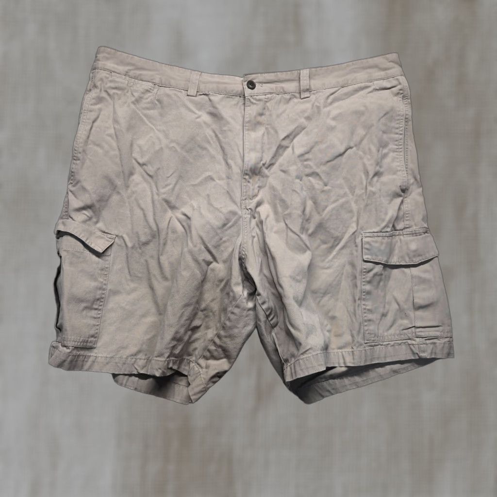 Chaps Chaps Cargo Shorts Adult Men's Size 46 Tan Brown 100% Cotton Cargo Pocket Pockets Size US 30 / EU 46 - 1 Thumbnail