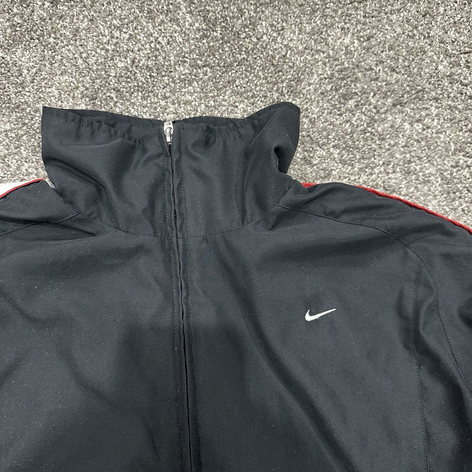 Nike Y2K Nike Jacket Mens XL Nylon Long Sleeve Miniature Swoosh Size US XL / EU 56 / 4 - 3 Thumbnail