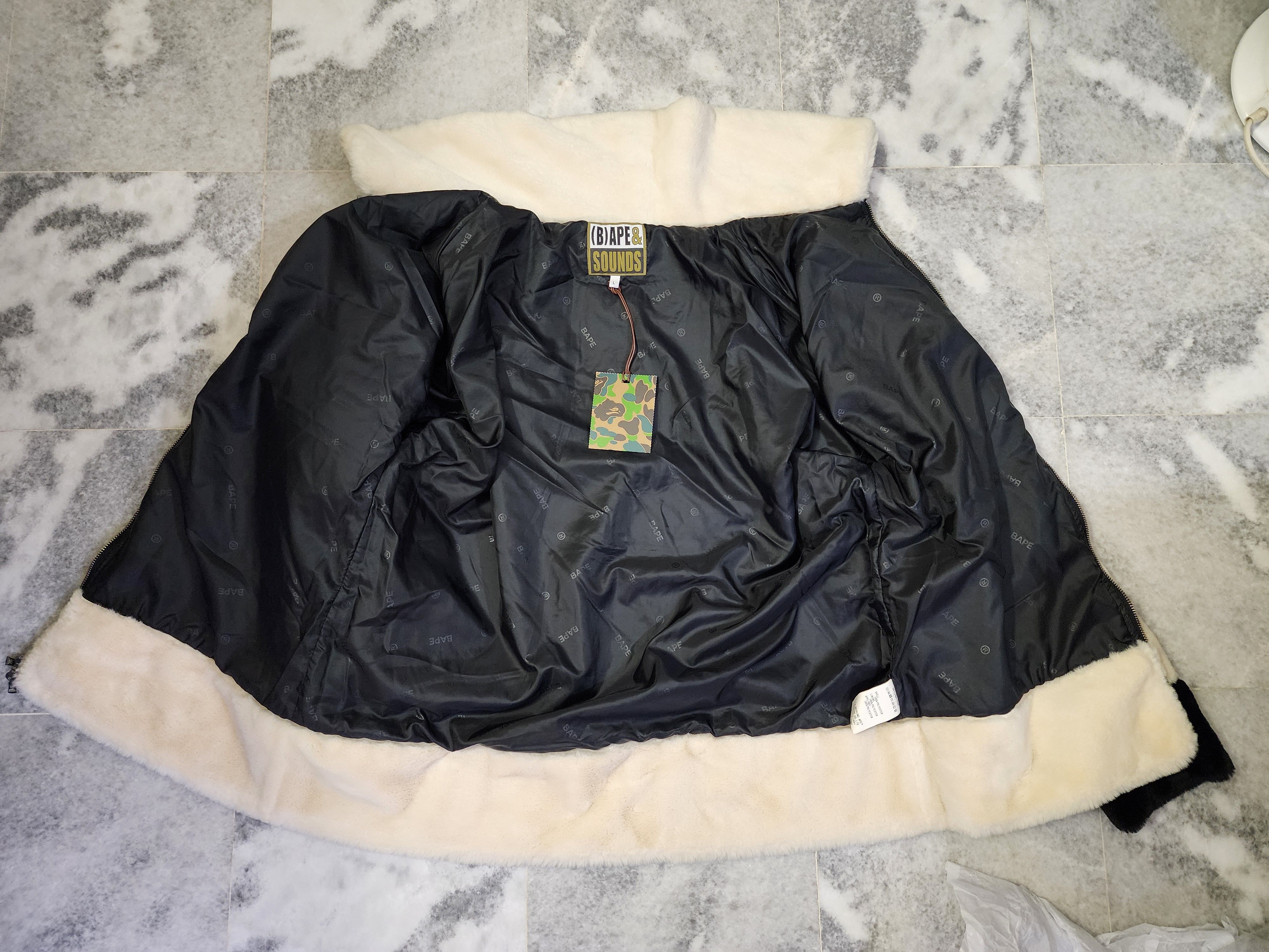 Bape (B)APE Faux Fur Jacket Size US L / EU 52-54 / 3 - 6 Thumbnail