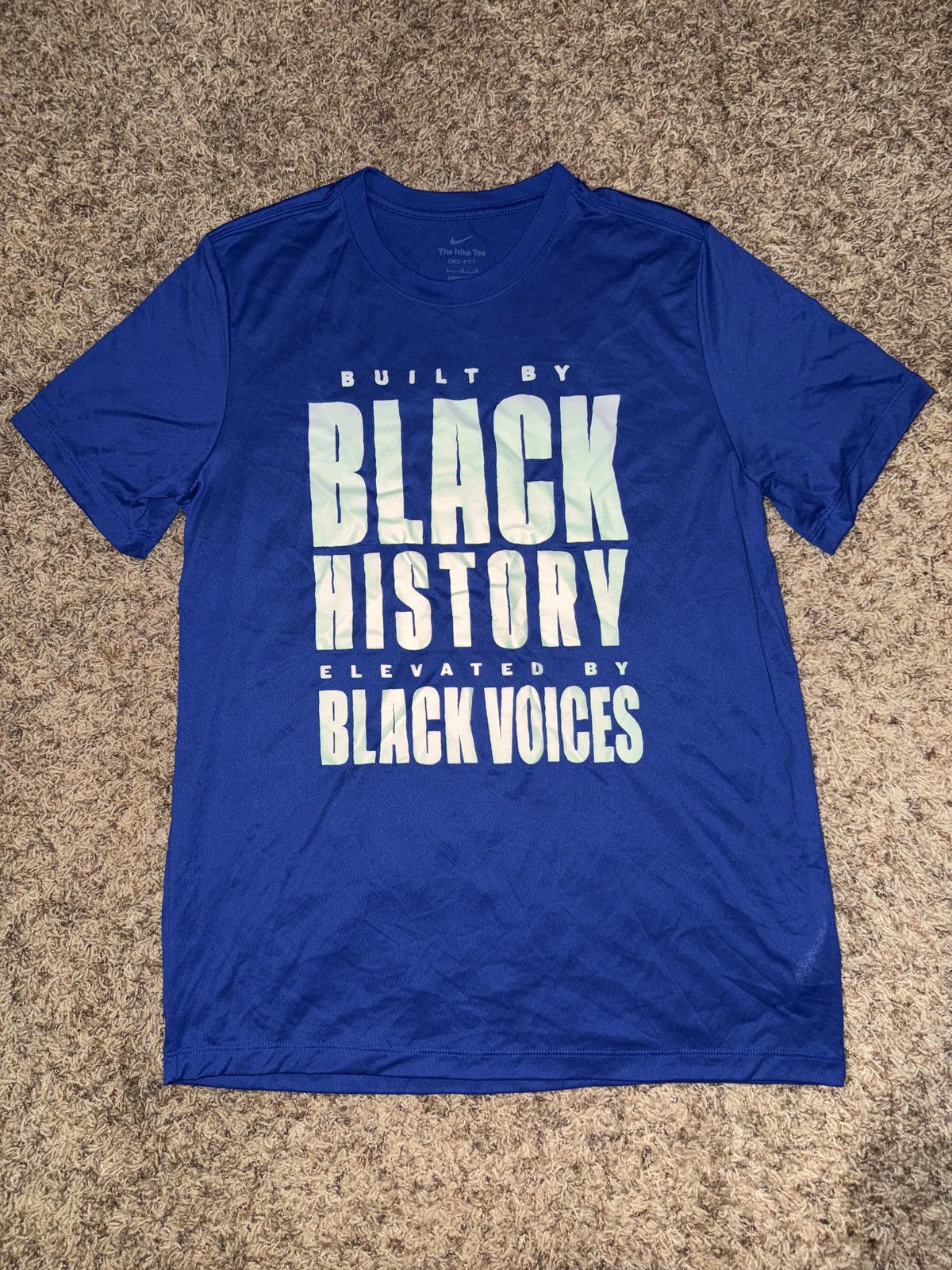 Nike Nike Men’s NBA Detroit Pistons Team Issued Black Lives Matter Shirt Size US XL / EU 56 / 4 - 1 Thumbnail