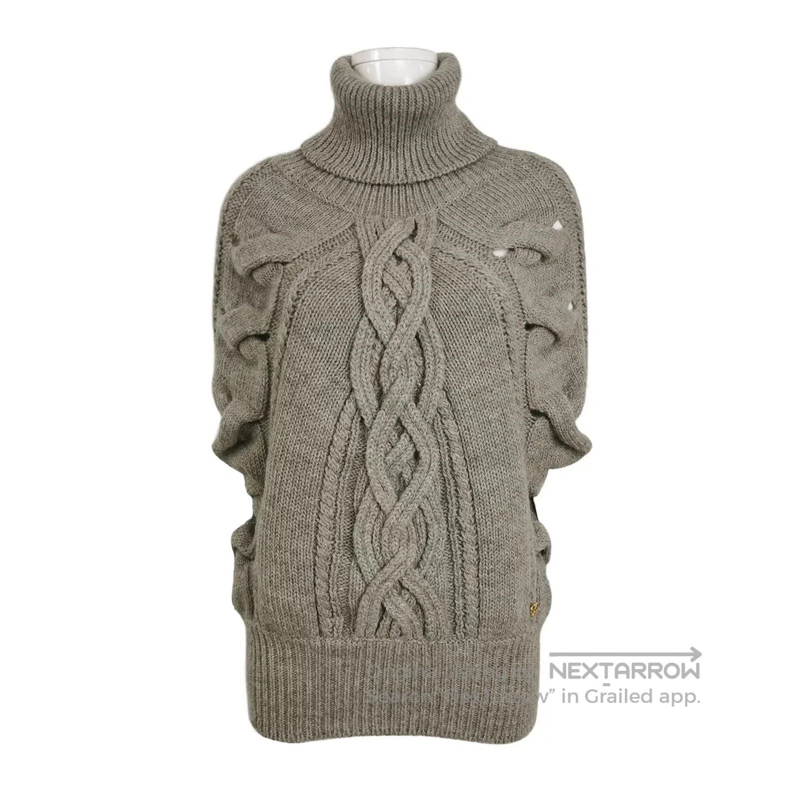 Gucci Gucci Wool Alpaca Blend Solid Turtleneck Sweater S. Size US S / EU 44-46 / 1 - 1 Thumbnail