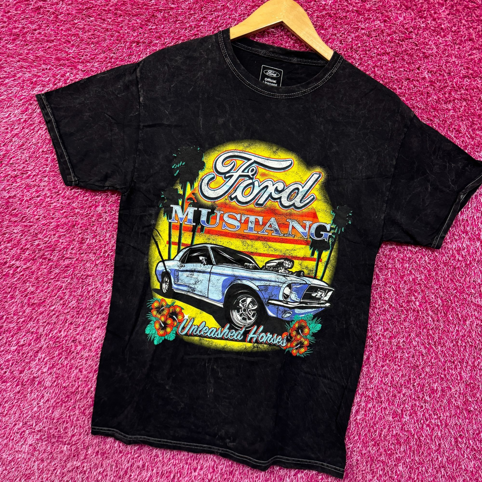 Ford Ford Mustang Unleashed Horses Tropical Sunset Promo Tee M Size US M / EU 48-50 / 2 - 3 Thumbnail