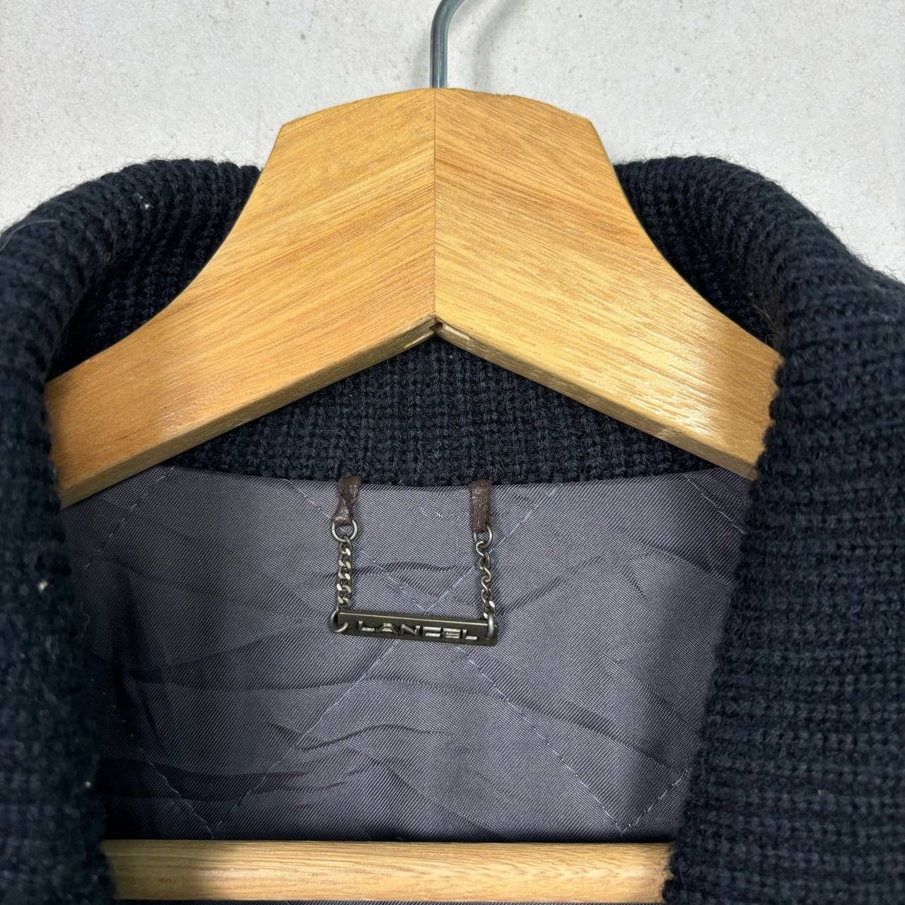Lancel Vintage 80s Lancel Paris Geometric Bomber Jacket Size US L / EU 52-54 / 3 - 10 Thumbnail