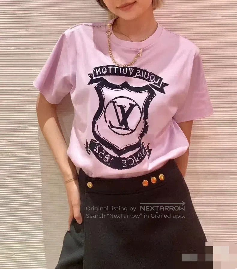 Louis Vuitton Louis Vuitton White Zip Badge Half Sleeve T-shirt Size L / US 10 / IT 46 - 2 Thumbnail
