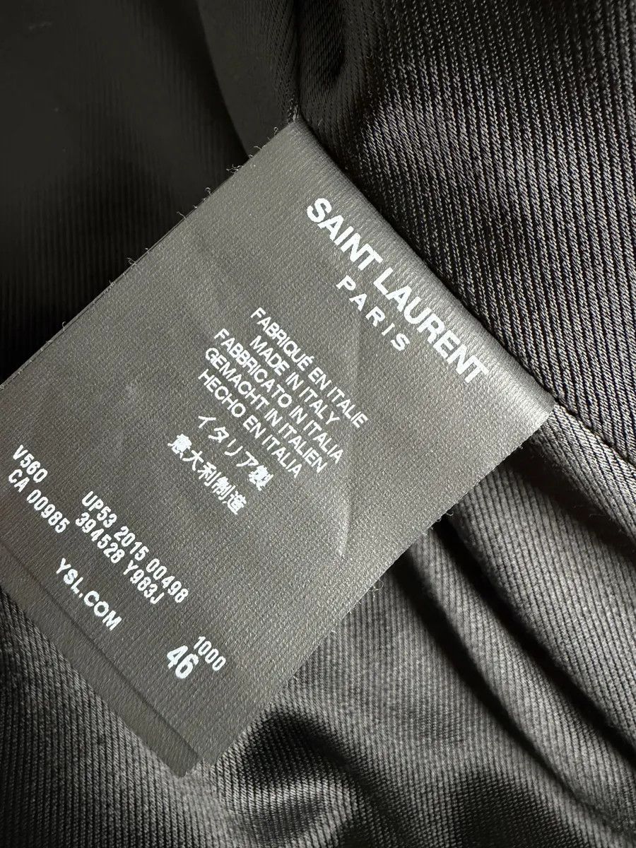Saint Laurent Paris AW2015 Saint Laurent Black Wool Multi Zip Jacket by Hedi Slimane Size US S / EU 44-46 / 1 - 13 Thumbnail