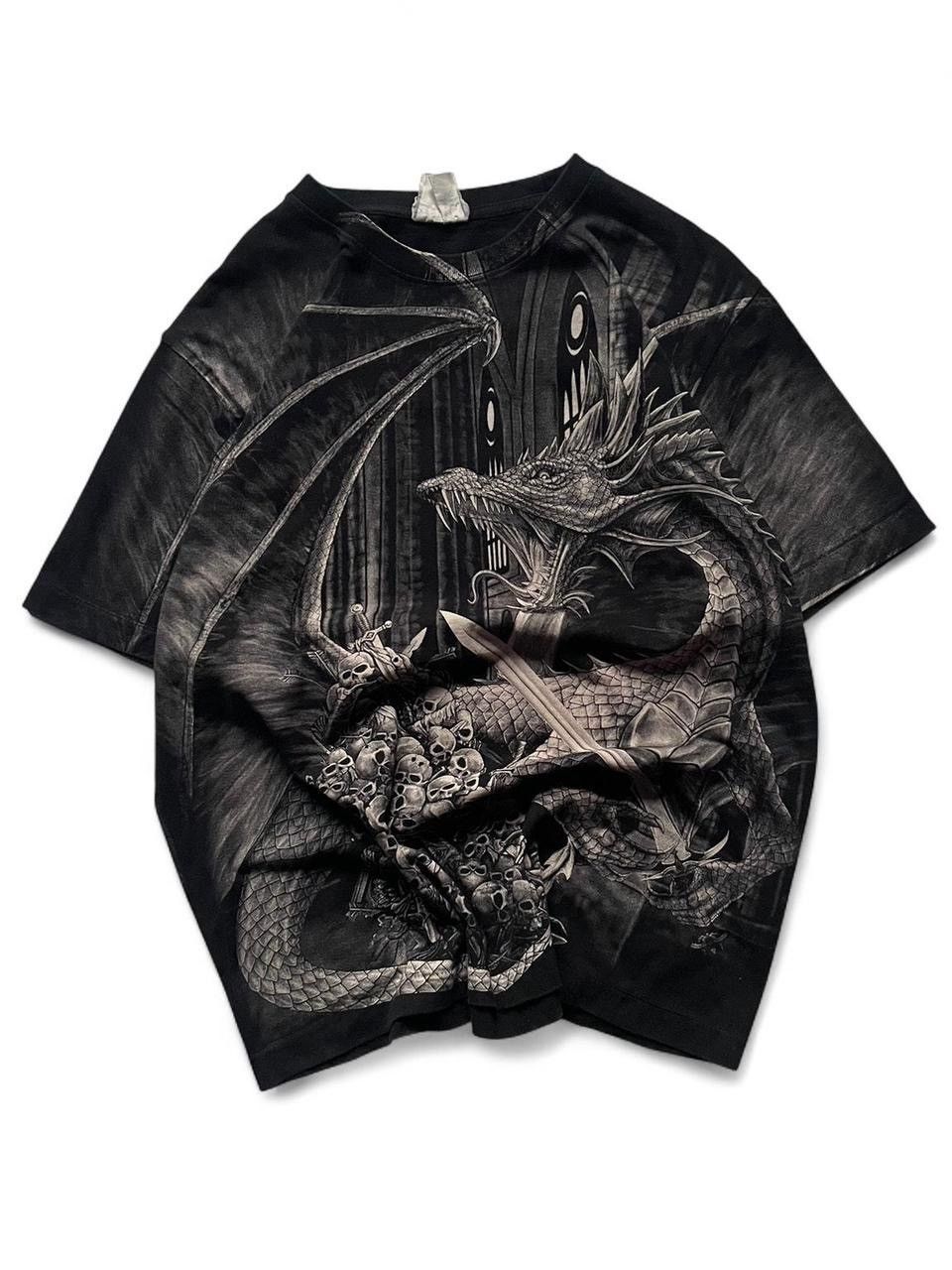 Liquid Blue 🌹💫1990S SINGLE STITCHED LIQUID BLUE JAPAN DRAGON USA MADE Size US S / EU 44-46 / 1 - 1 Thumbnail