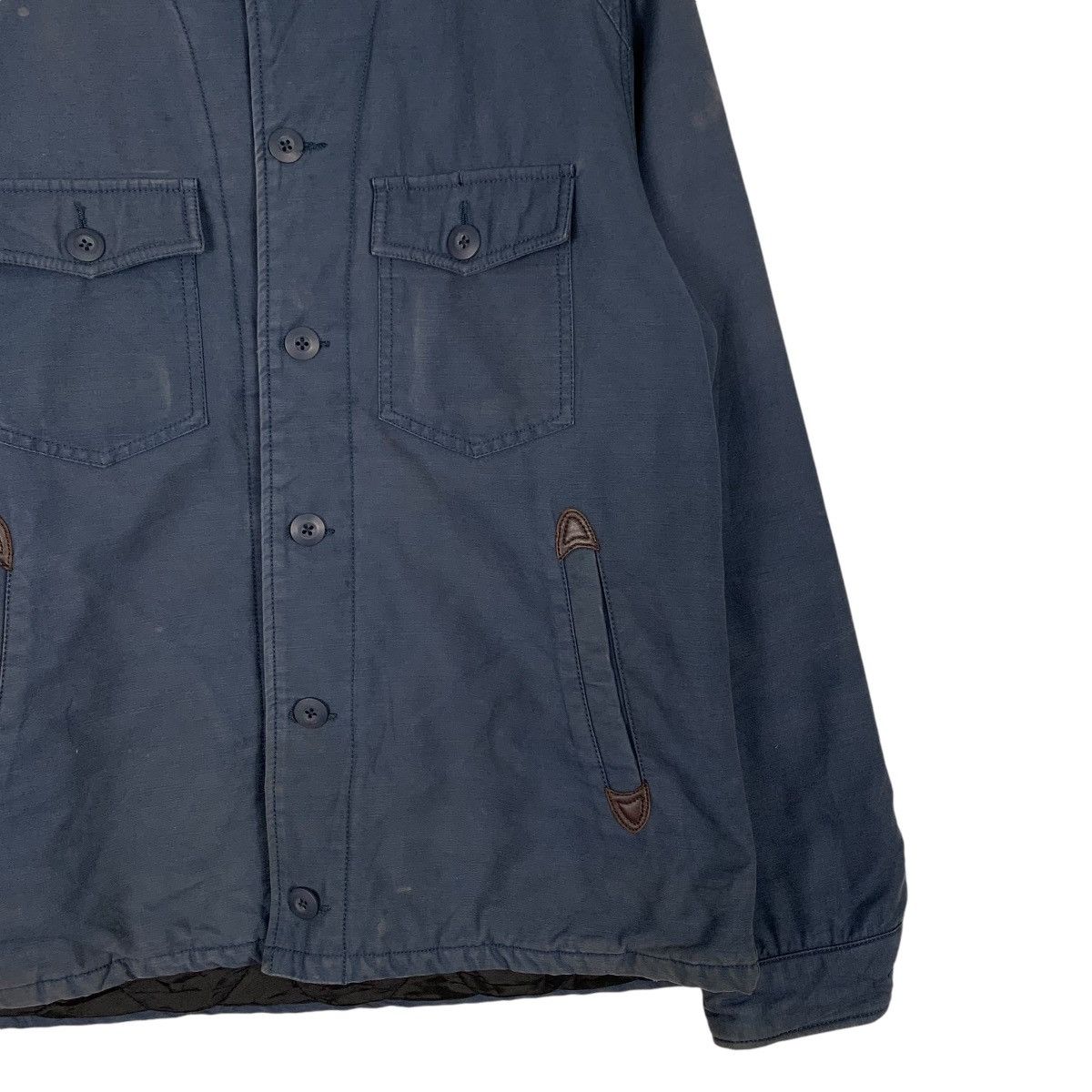 Japanese Brand Vintage Worker Jacket Four Pocket Chore Jacket #1215-C55 Size US M / EU 48-50 / 2 - 4 Thumbnail