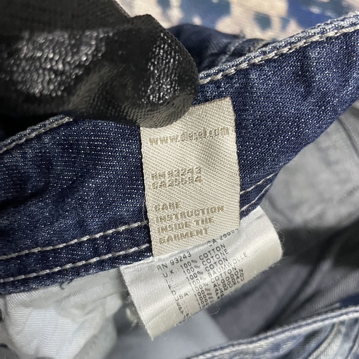 Diesel Diesel Industry Distressed Faded Straight Jeans Size US 31 - 11 Thumbnail
