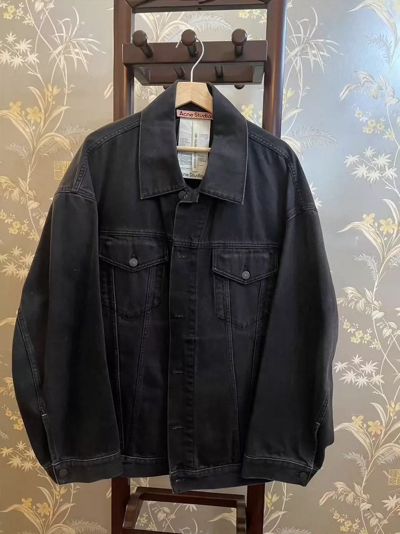 acne studios Washed black denim jacket