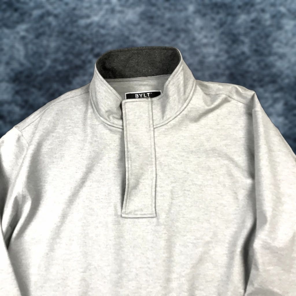 Vintage Bylt Jacket Mens XL Gray Elite Fairway Pullover Golf 1/4 Zip Premium Size US XL / EU 56 / 4 - 1 Thumbnail