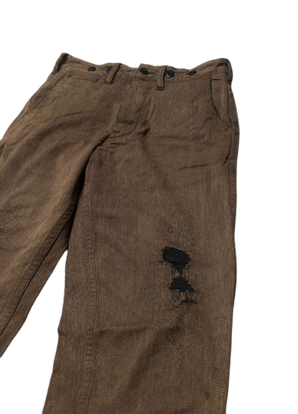 Sugar Cane Sugar cane buckle back distressed style jeans s30 Size US 30 / EU 46 - 3 Thumbnail