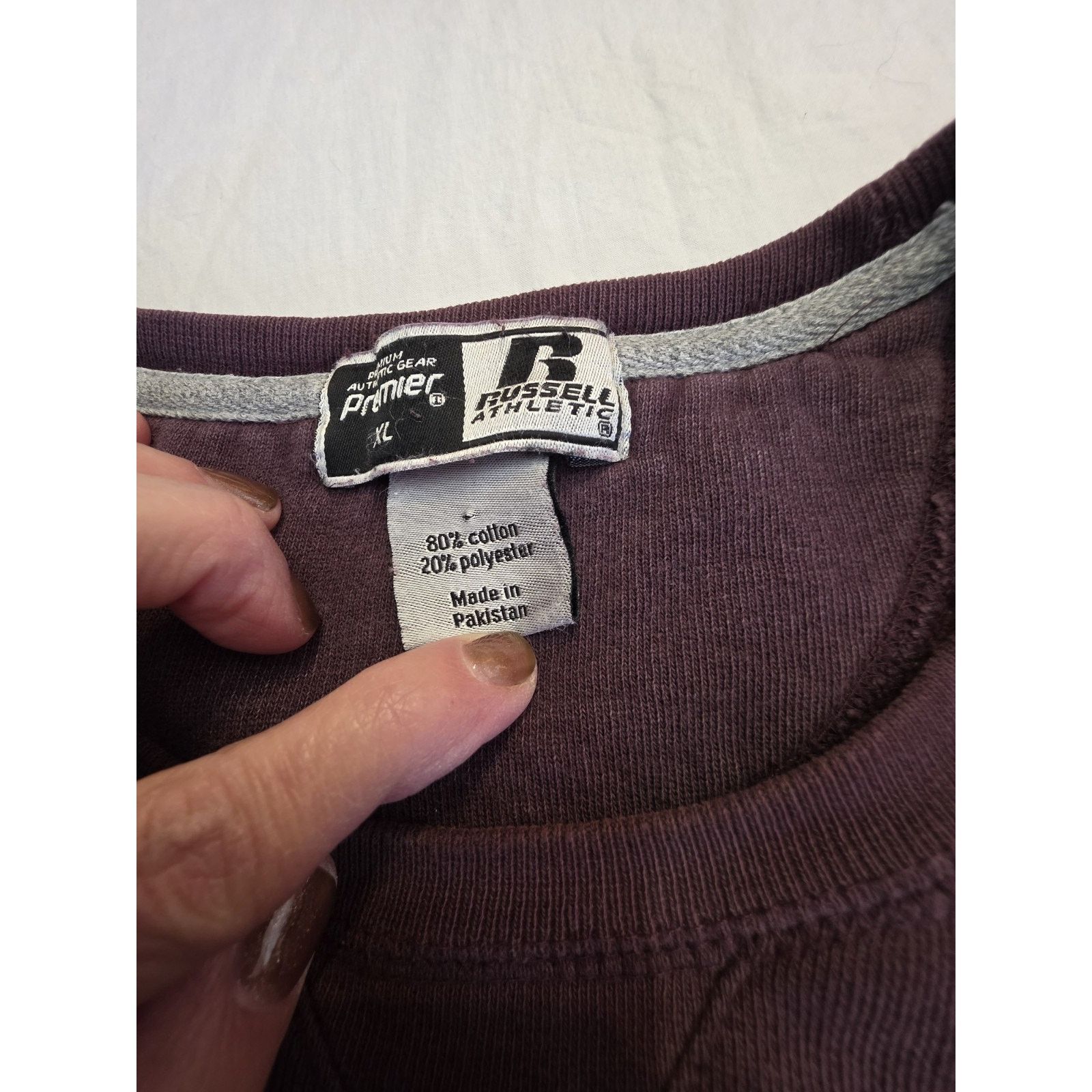 Russell Athletic Russell Athletics Vintage Blank Men's Size Xl Burgundy Size US XL / EU 56 / 4 - 3 Thumbnail