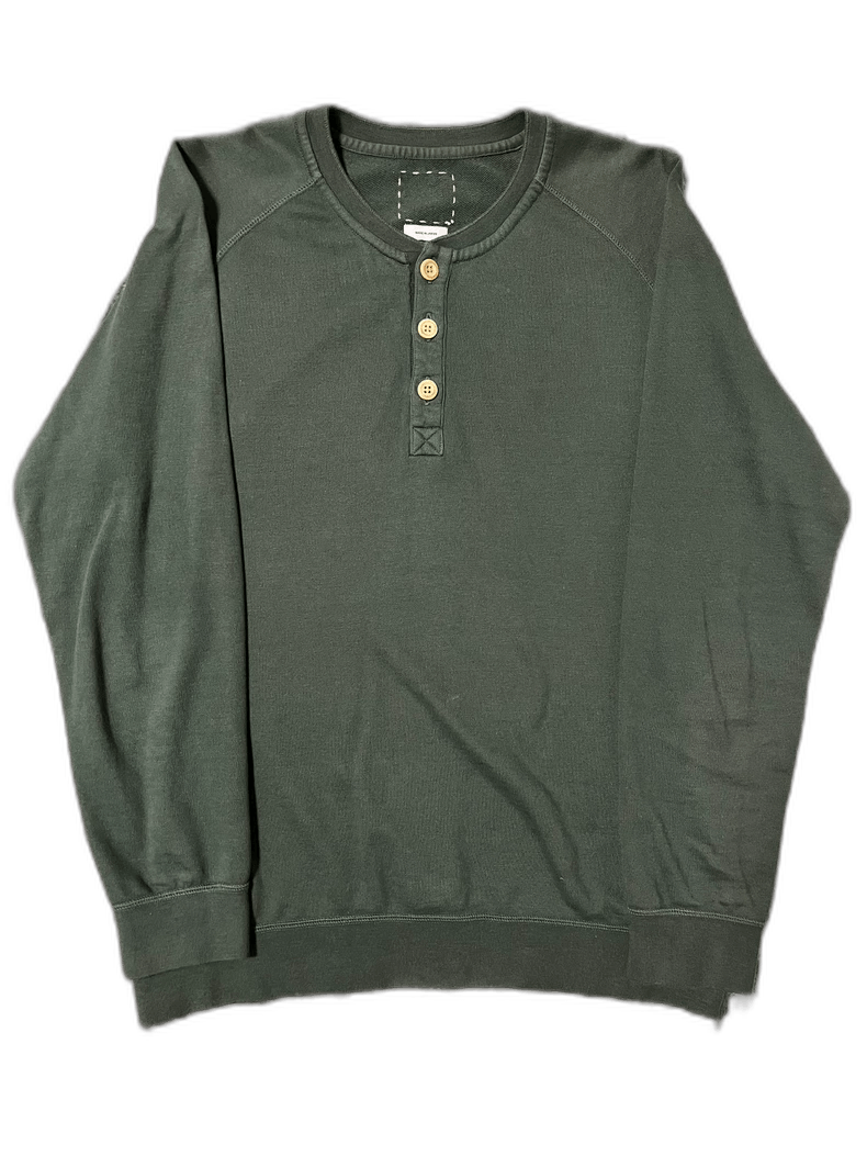 Visvim visvim henley shirt in dark green Size US M / EU 48-50 / 2 - 1 Thumbnail