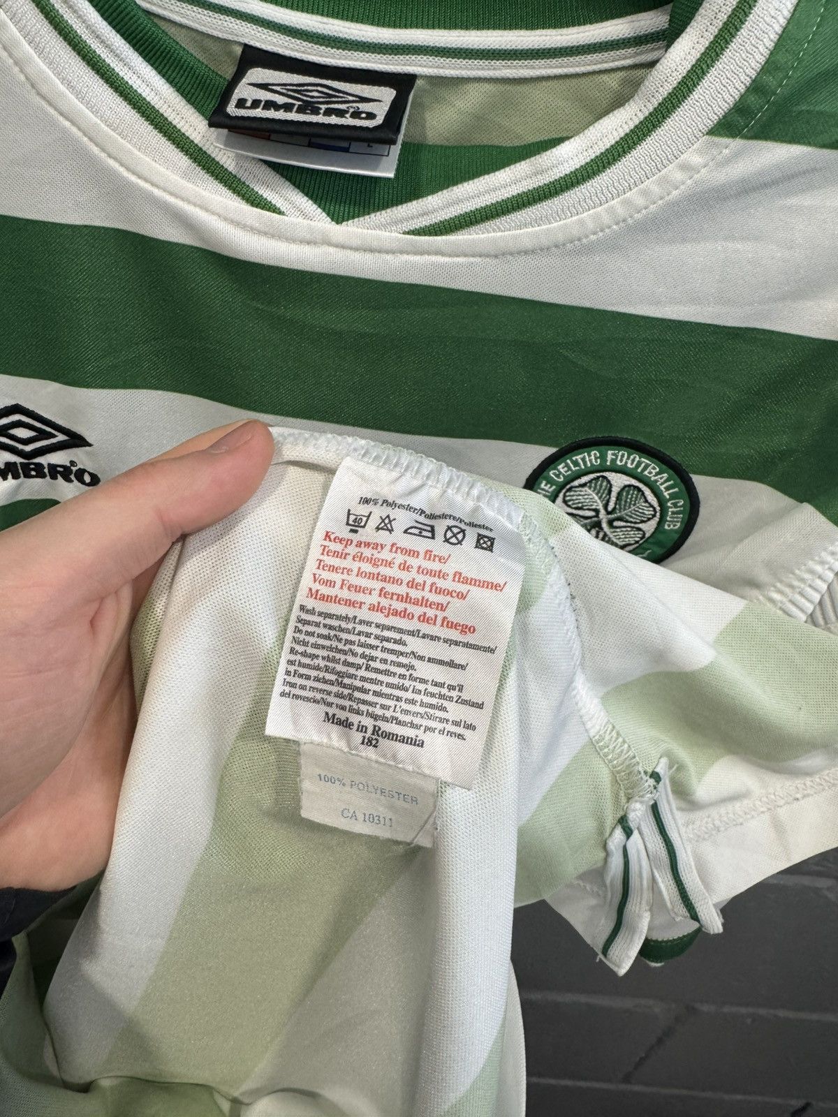 Umbro Umbro celtic vintage jersey 1999-2001 Size US L / EU 52-54 / 3 - 6 Thumbnail
