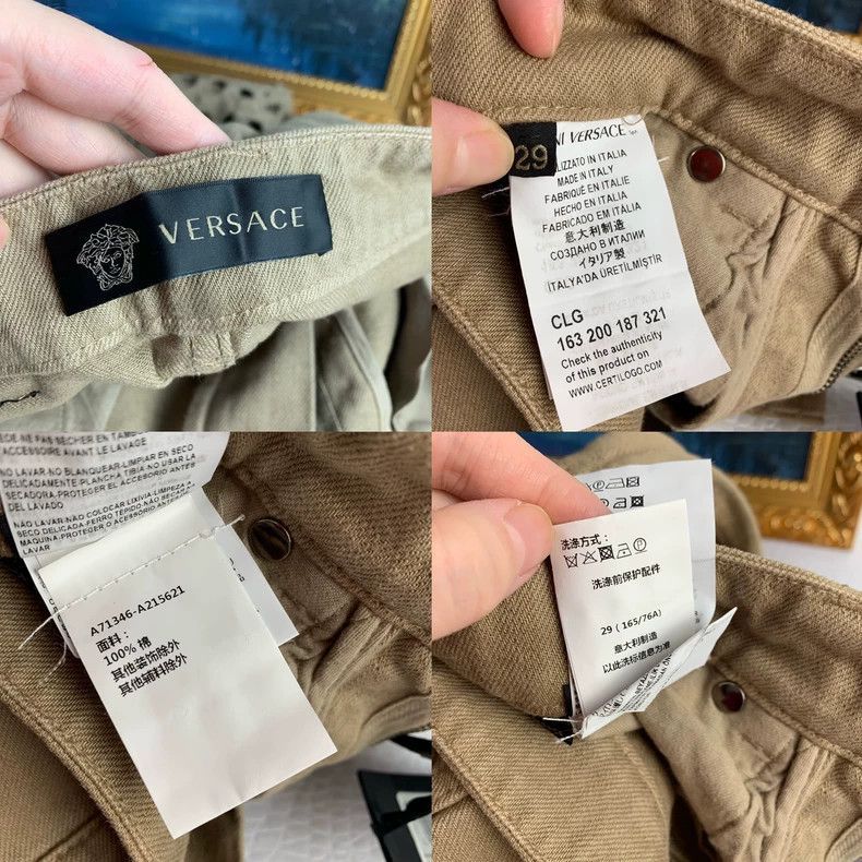 Versace Versace Cut-out ripped jeans Size US 29 - 9 Thumbnail
