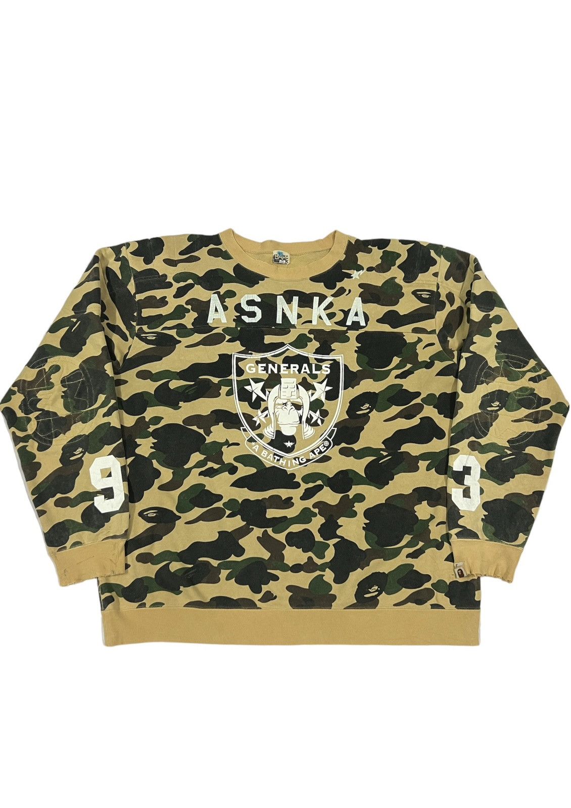 Bape 1st Camo Generals Crewneck Size US XL / EU 56 / 4 - 2 Thumbnail