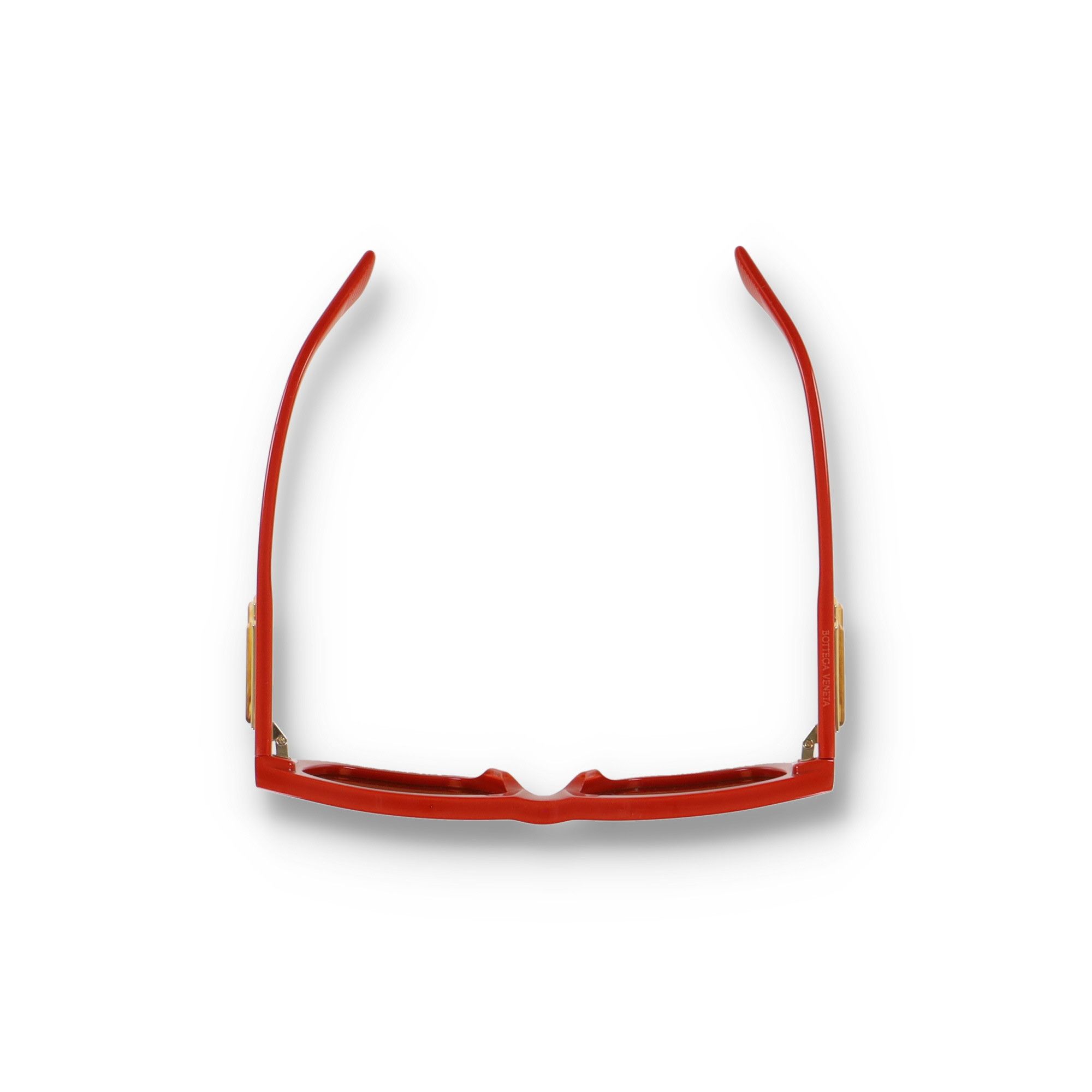 Bottega Veneta Orange Bolt BV1252S Acetate Rectangular Sunglasses Size ONE SIZE - 6 Thumbnail